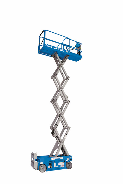 Electric Scissor Lift, 19' Narrow available for rent at EquipmentShare