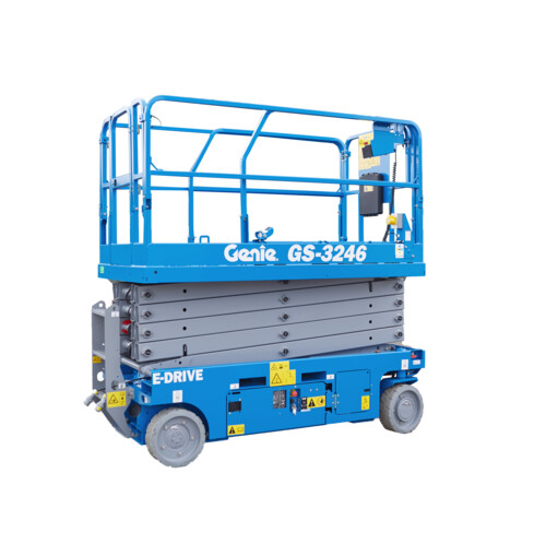 Electric Scissor Lift, 32' Wide available for rent at EquipmentShare