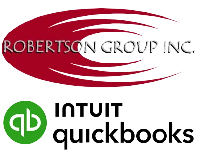 Robertson Group and Quickbooks logo