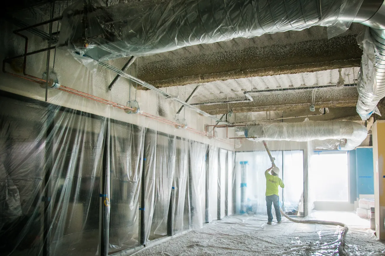 Fireproofing operations