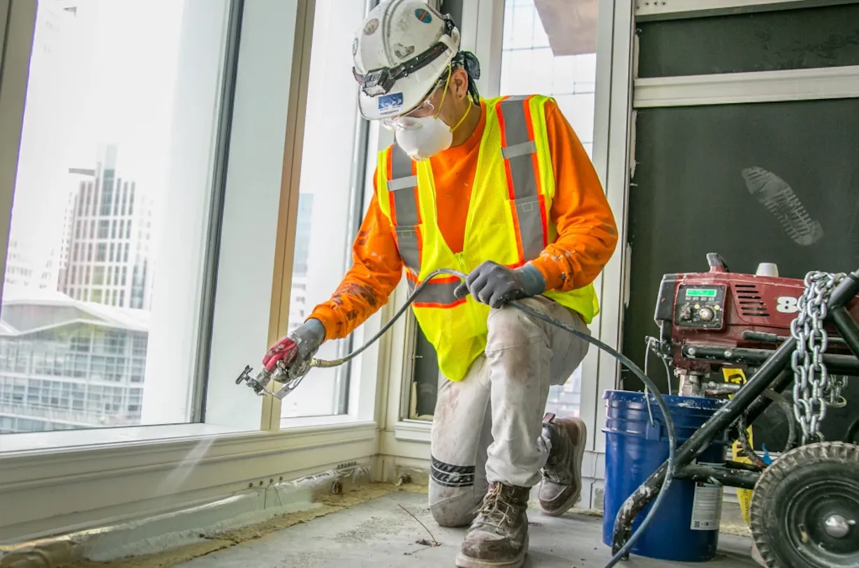 Fireproofing operations 