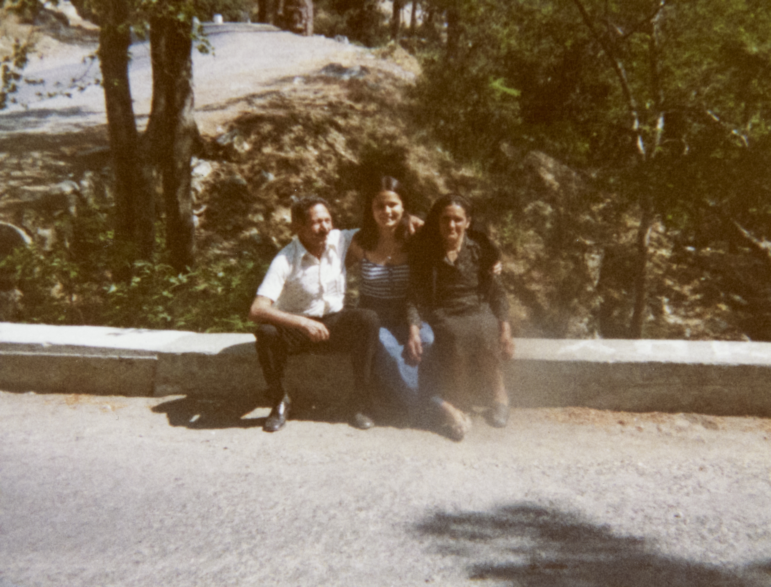 Helen with her paternal pappou and yiayia, 1978
