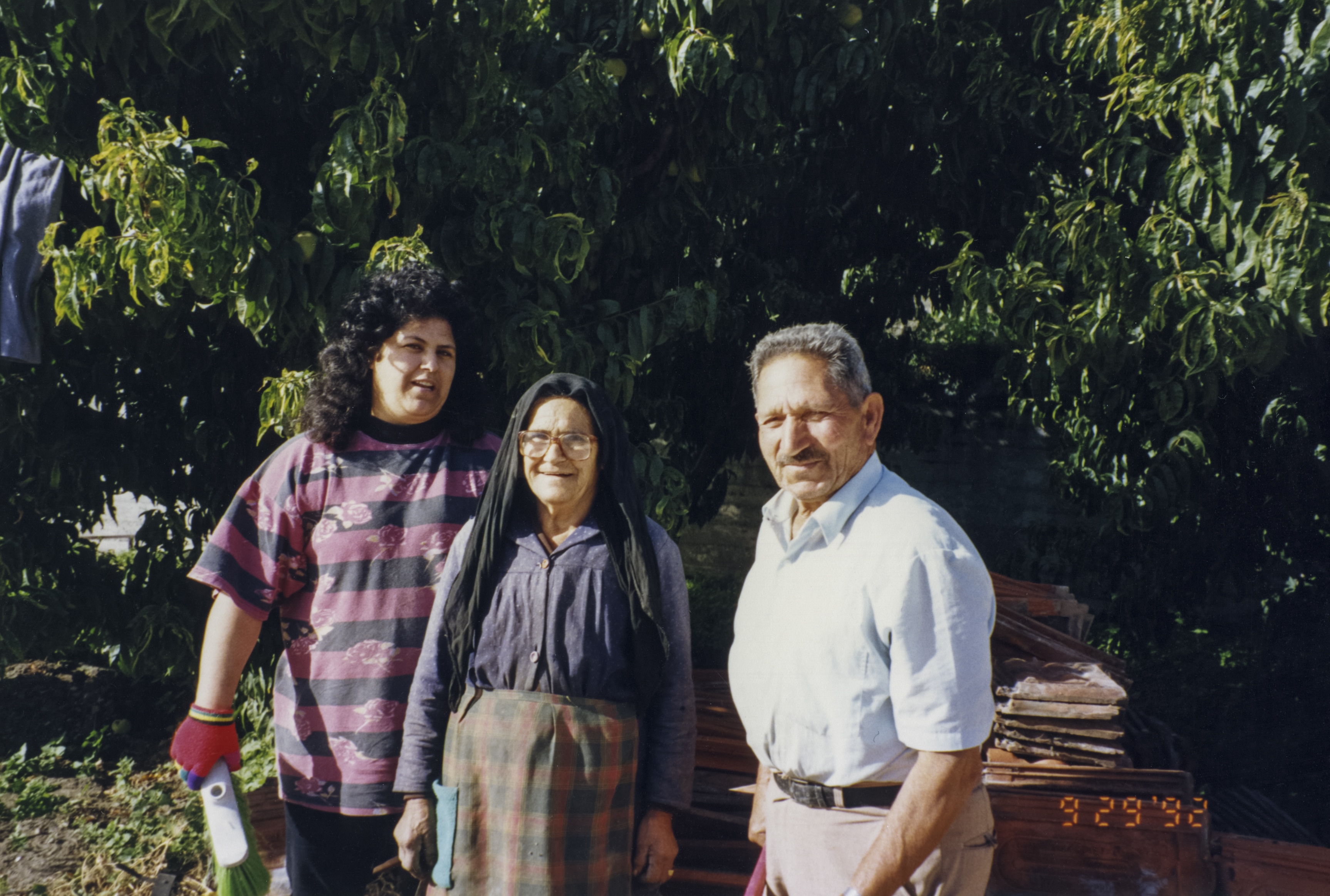 Helen's aunt, yiayia, and pappou in Cyprus, September 29, 1992