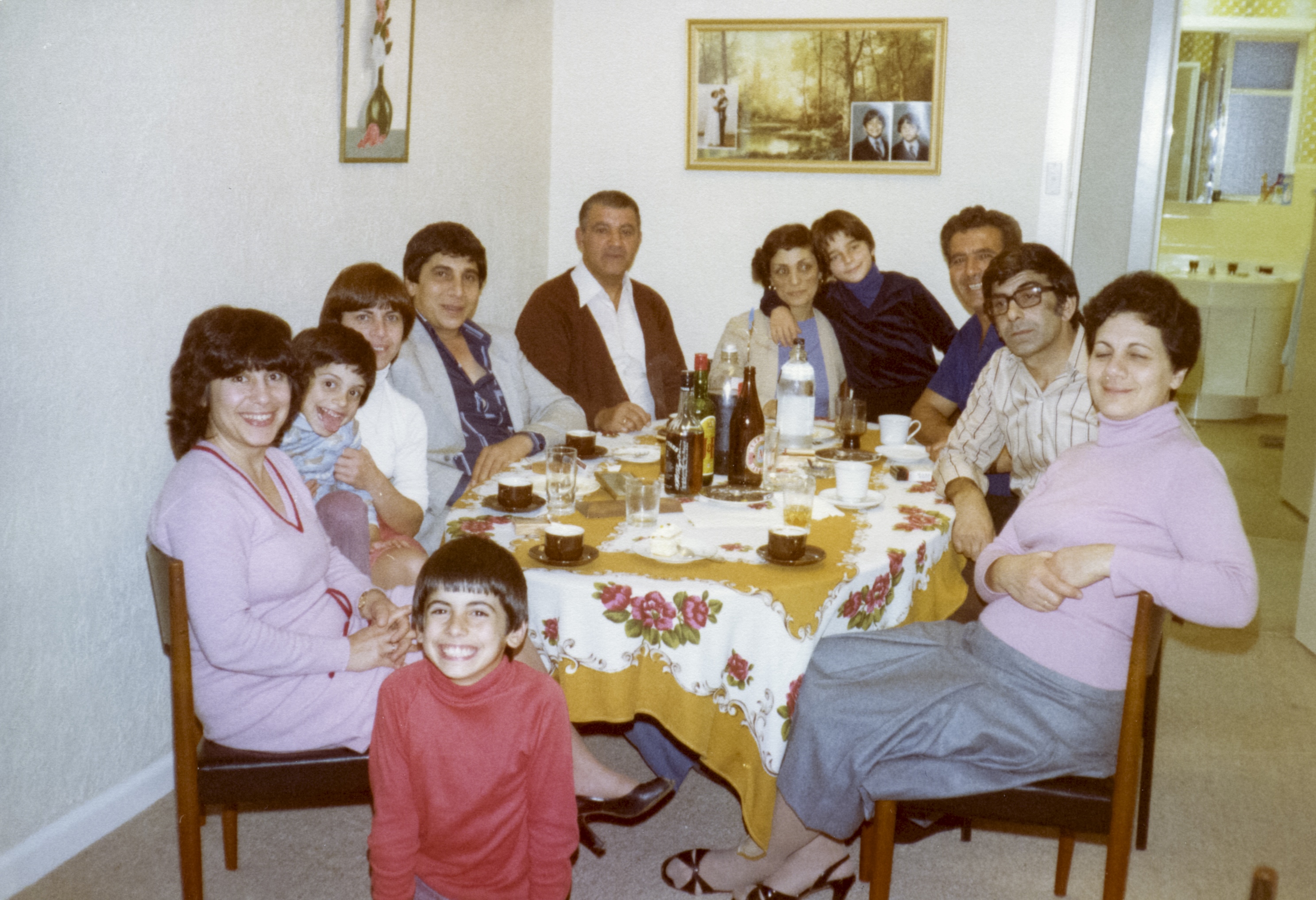 Nitsa's extended family in Australia, early 1980s