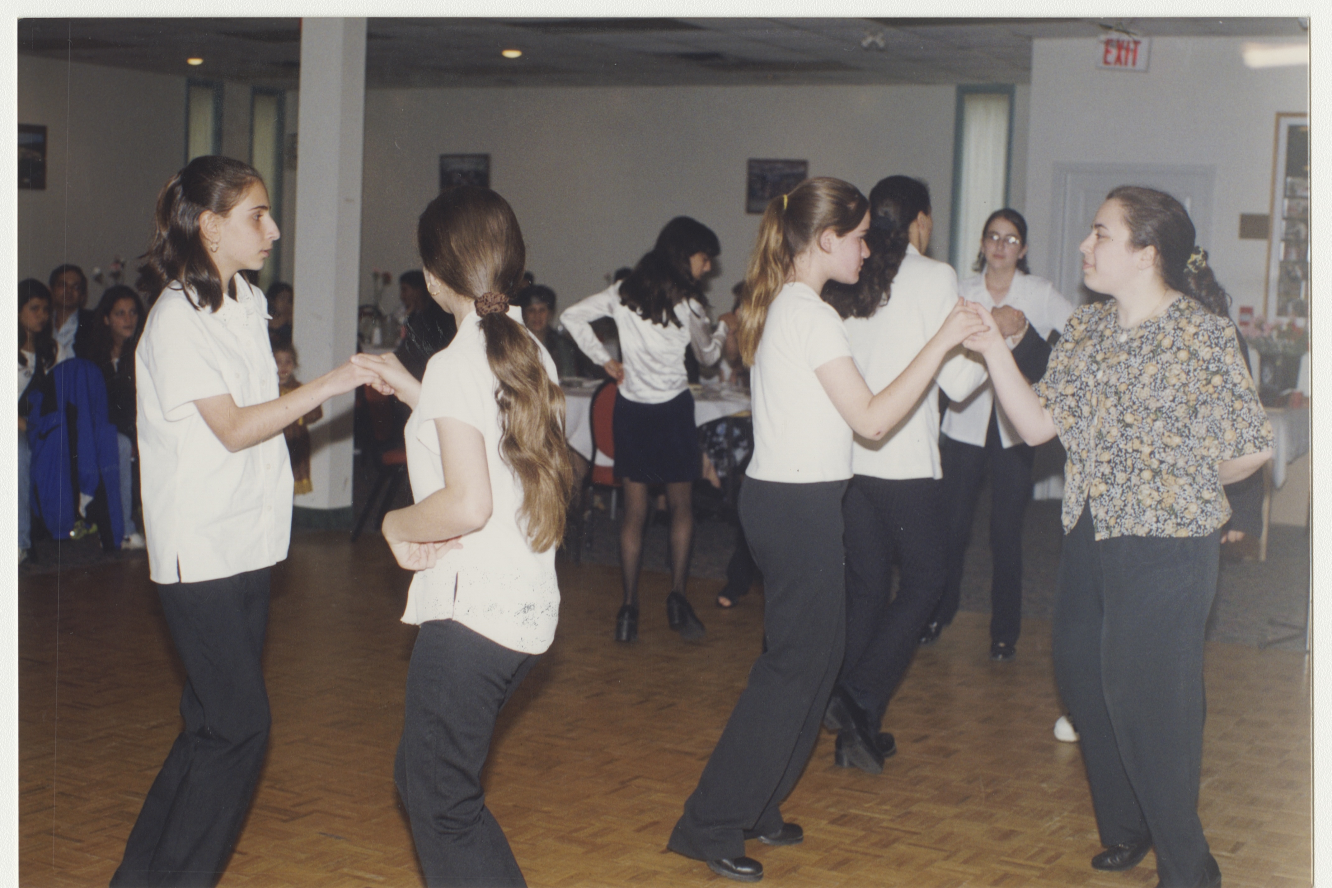 Anna with the Cypriot dance group, late 1990s or early 2000s. York University Libraries, ASC61623