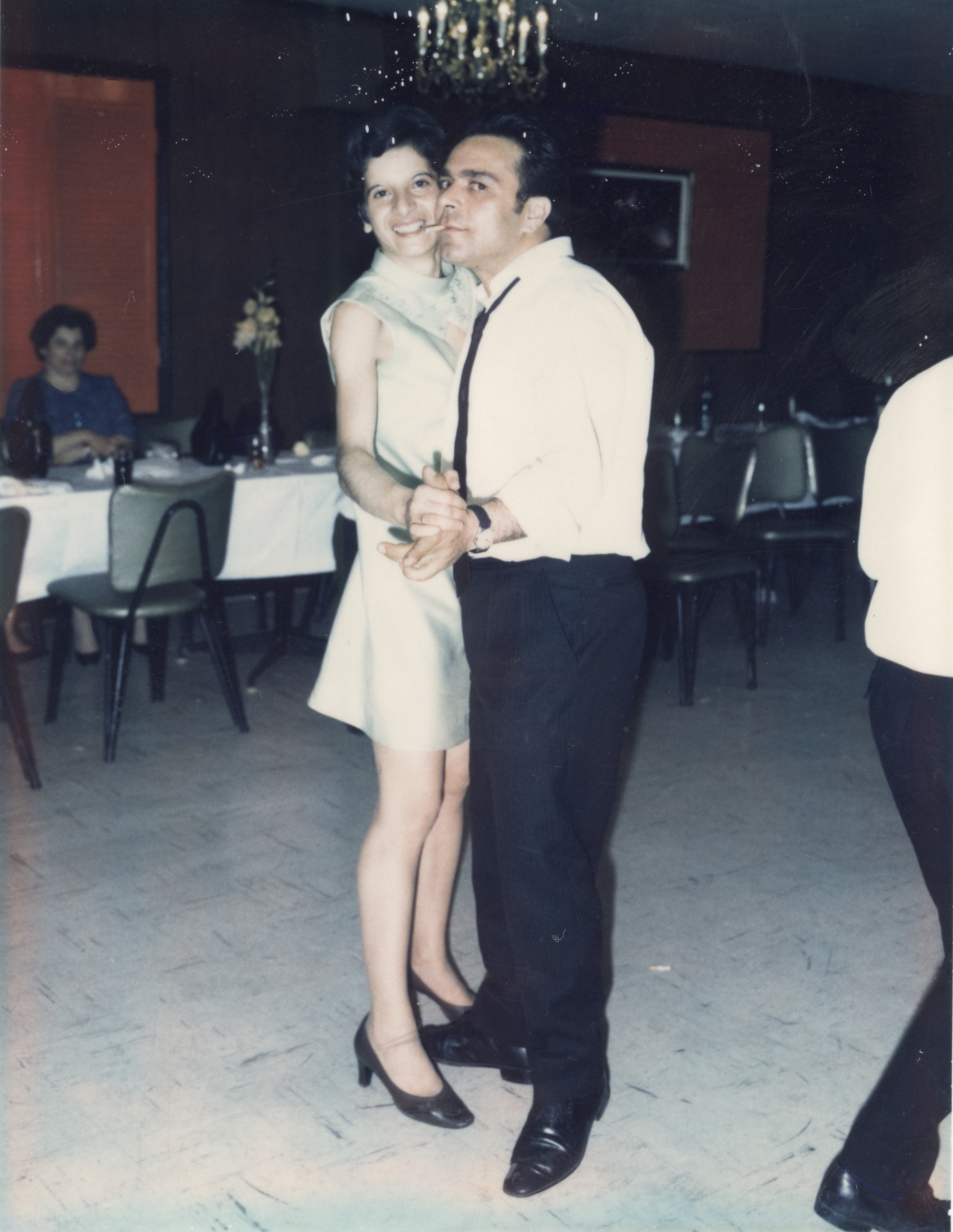 Theodoros dancing with his wife, late 1960s