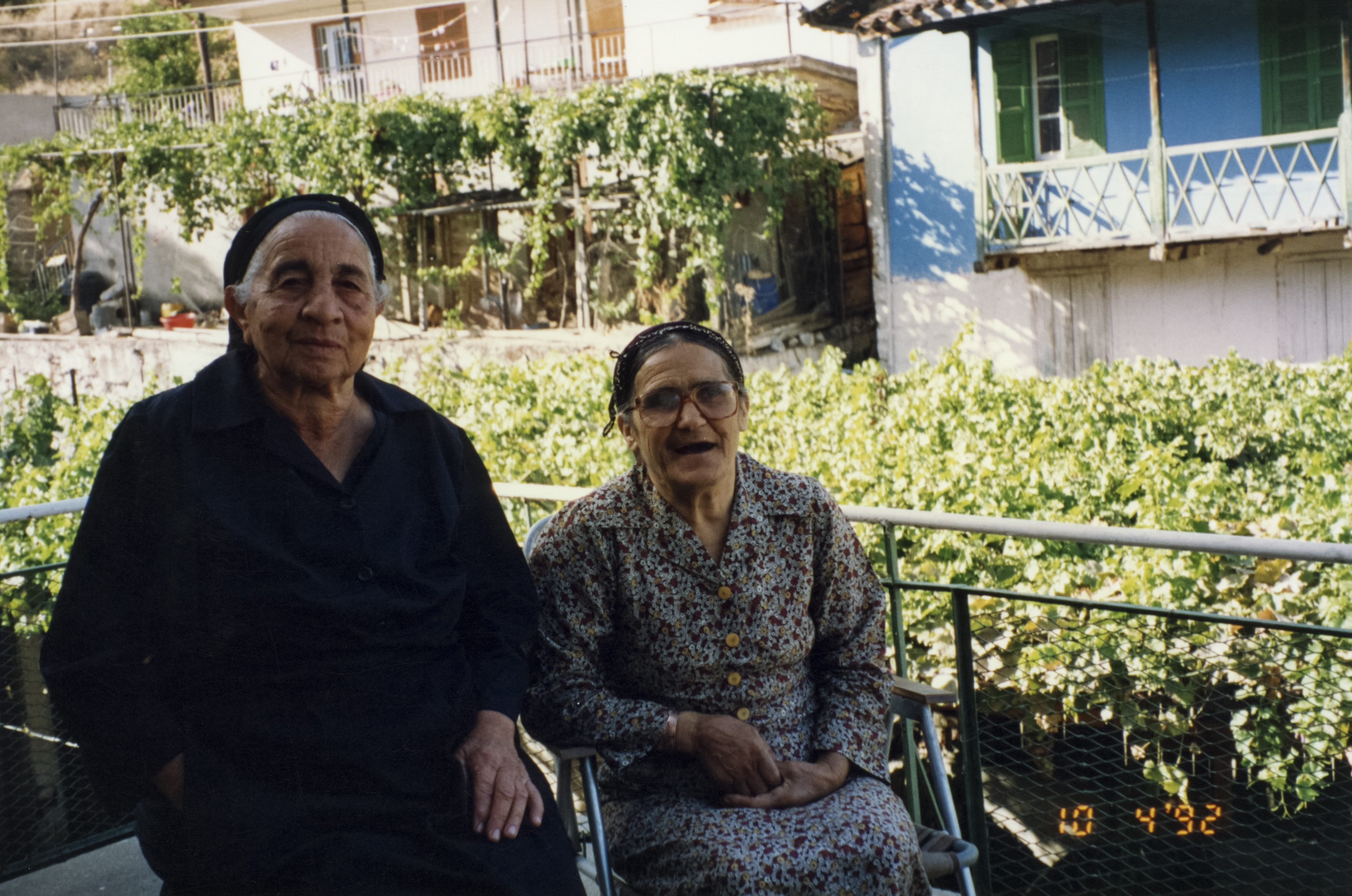 Theodoros' mother-in-law and mother, October 4, 1992