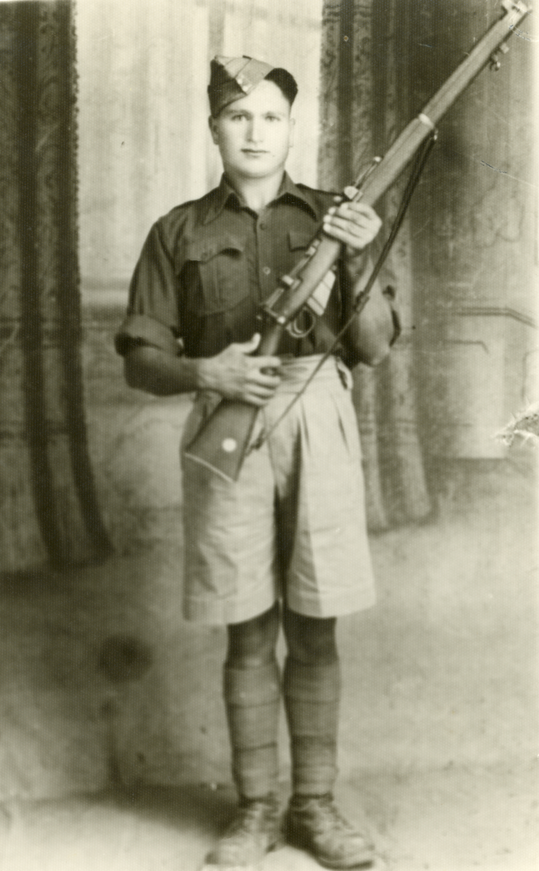 Theodoros' father in the Cyprus Regiment of the British Army, some time between 1939 - 1945
