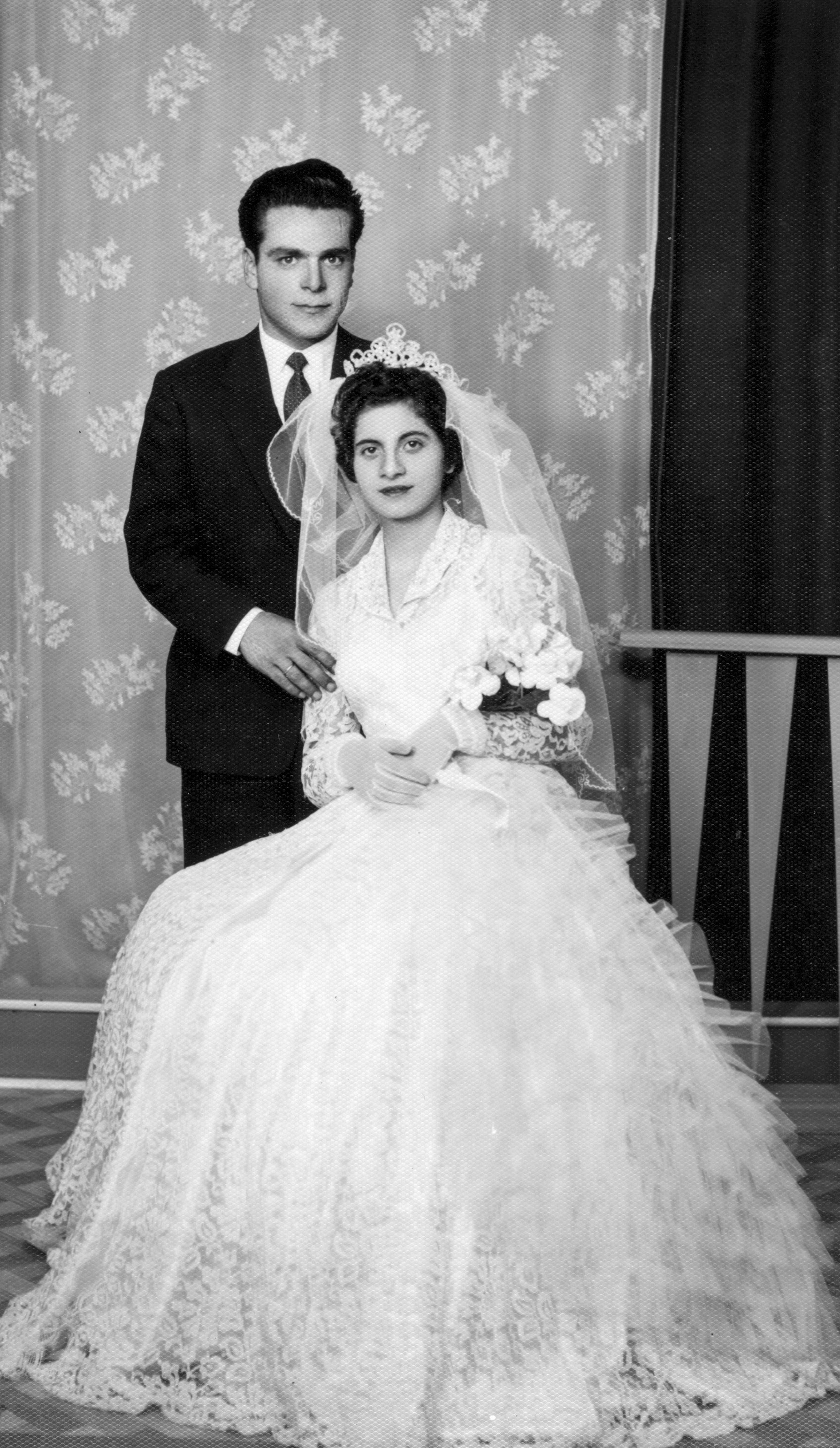 Theodoros' wedding photo, October 25, 1959