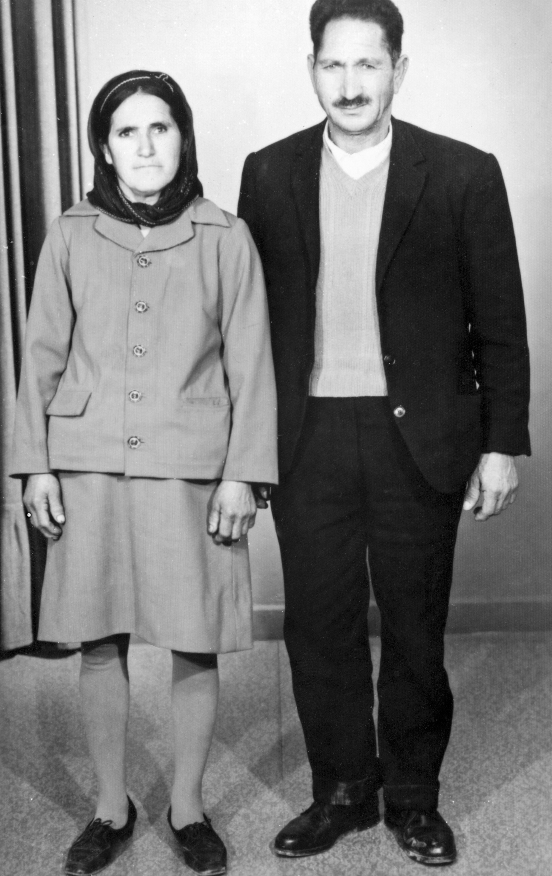 Theodoros' parents post-World War II, late 1940s or early 1950s