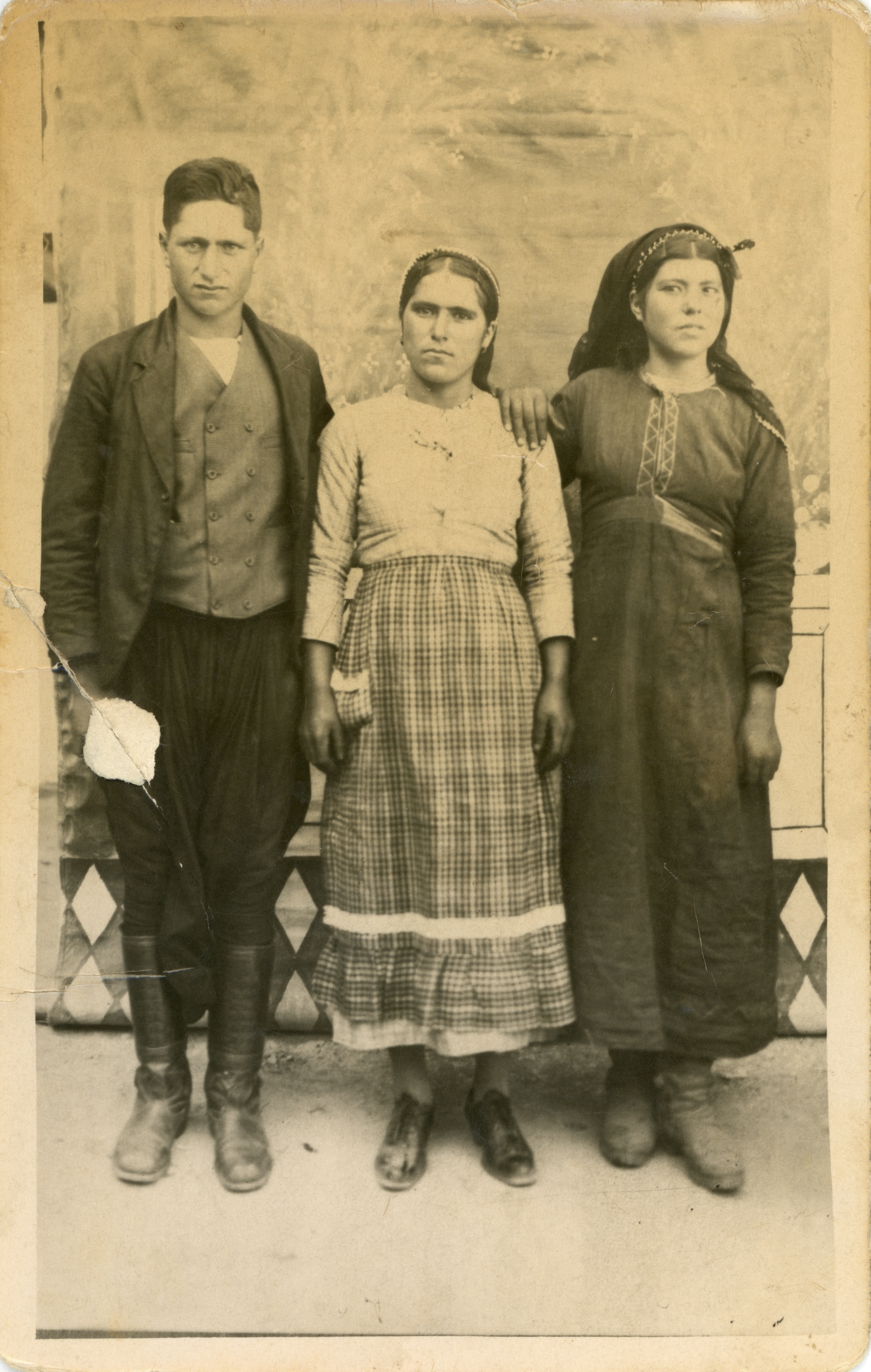 Theodoros' father, mother, and aunt just before his father left to fight in World War II, 1939