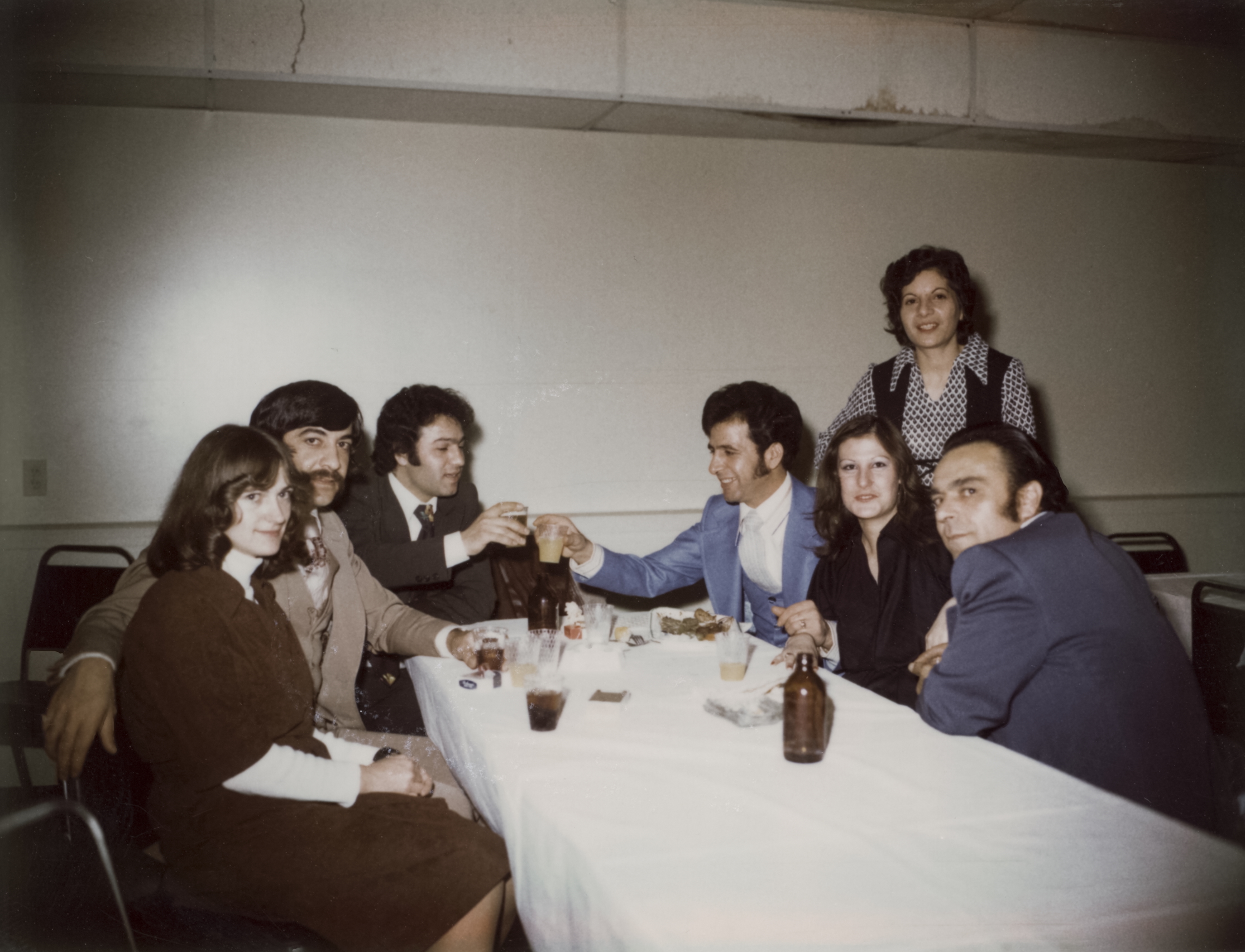 Theodoros, his wife, and some friends, 1976