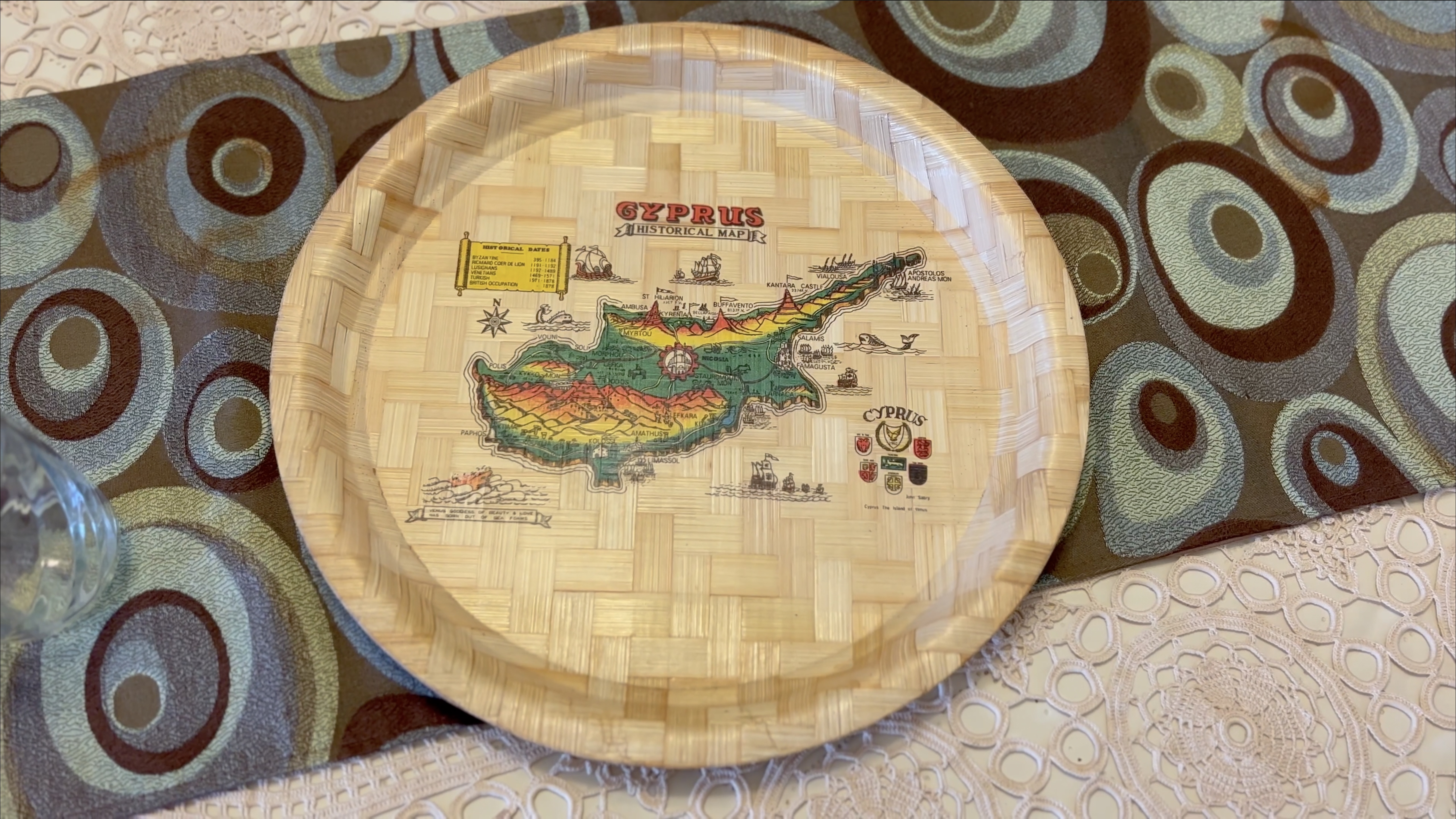 Androula's Cyprus plate, a staple of many Cypriot homes