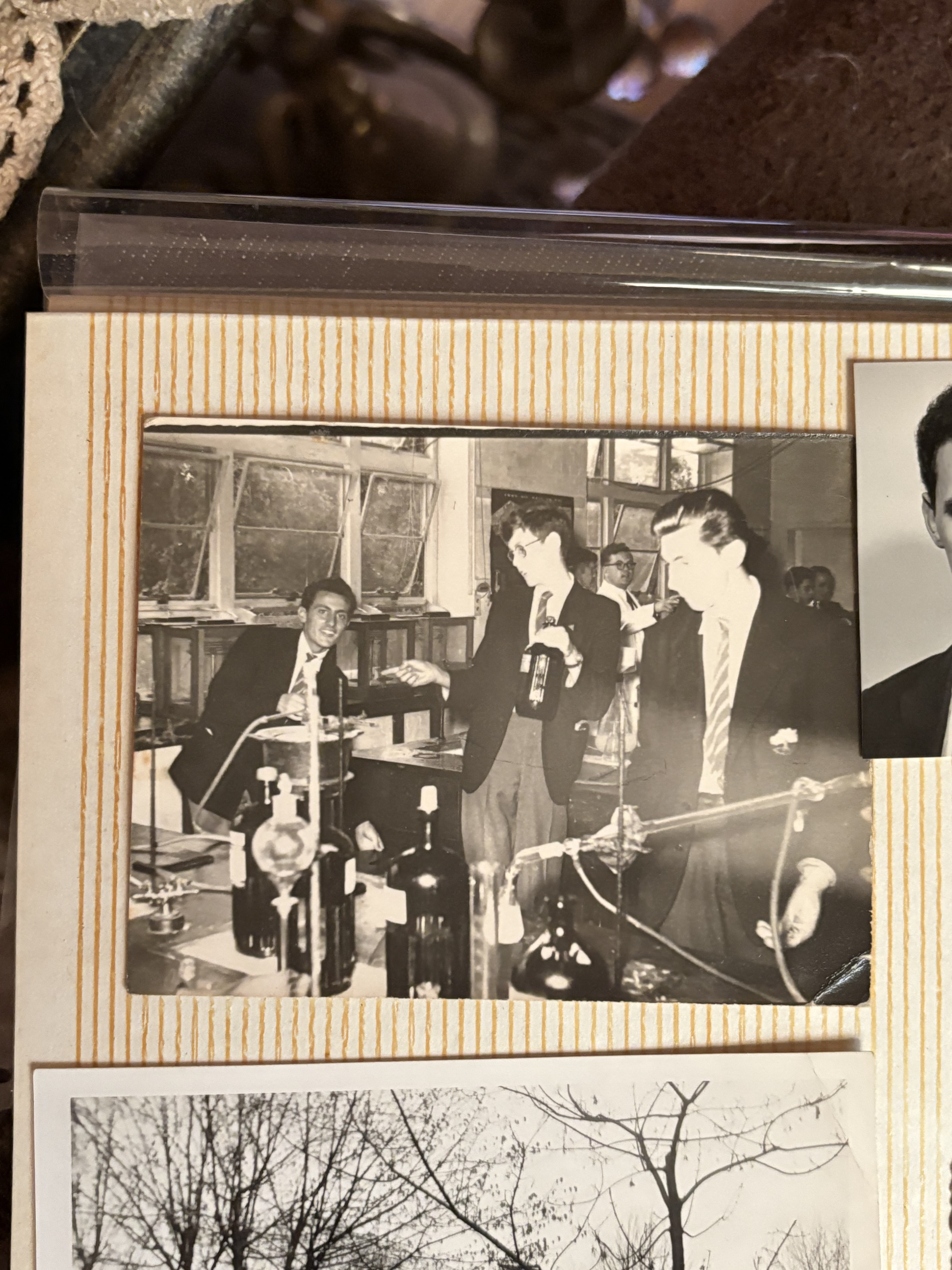 Theodoros in the lab, late 1950s