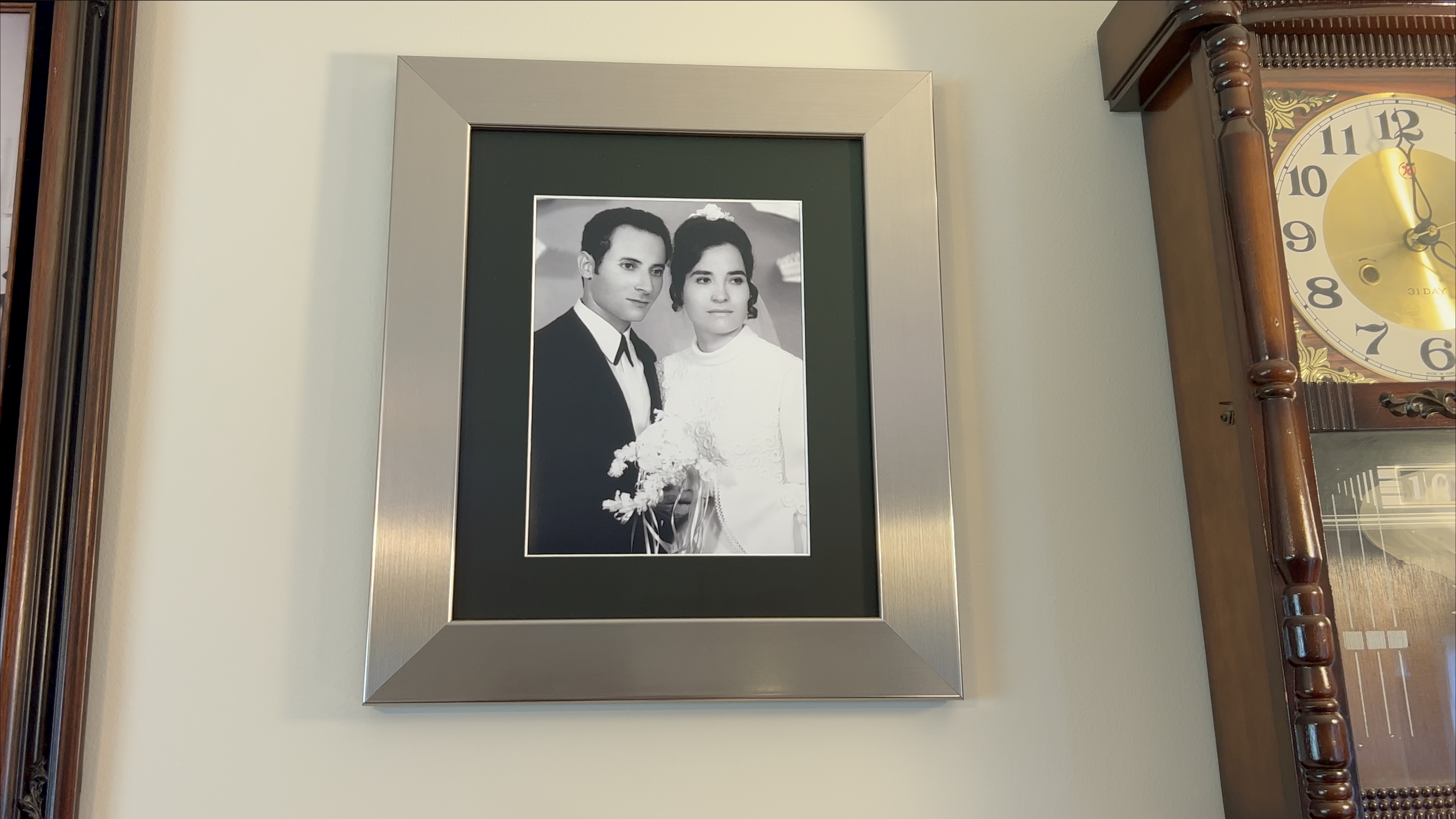 Andreas and Cleo's wedding photo, 1971