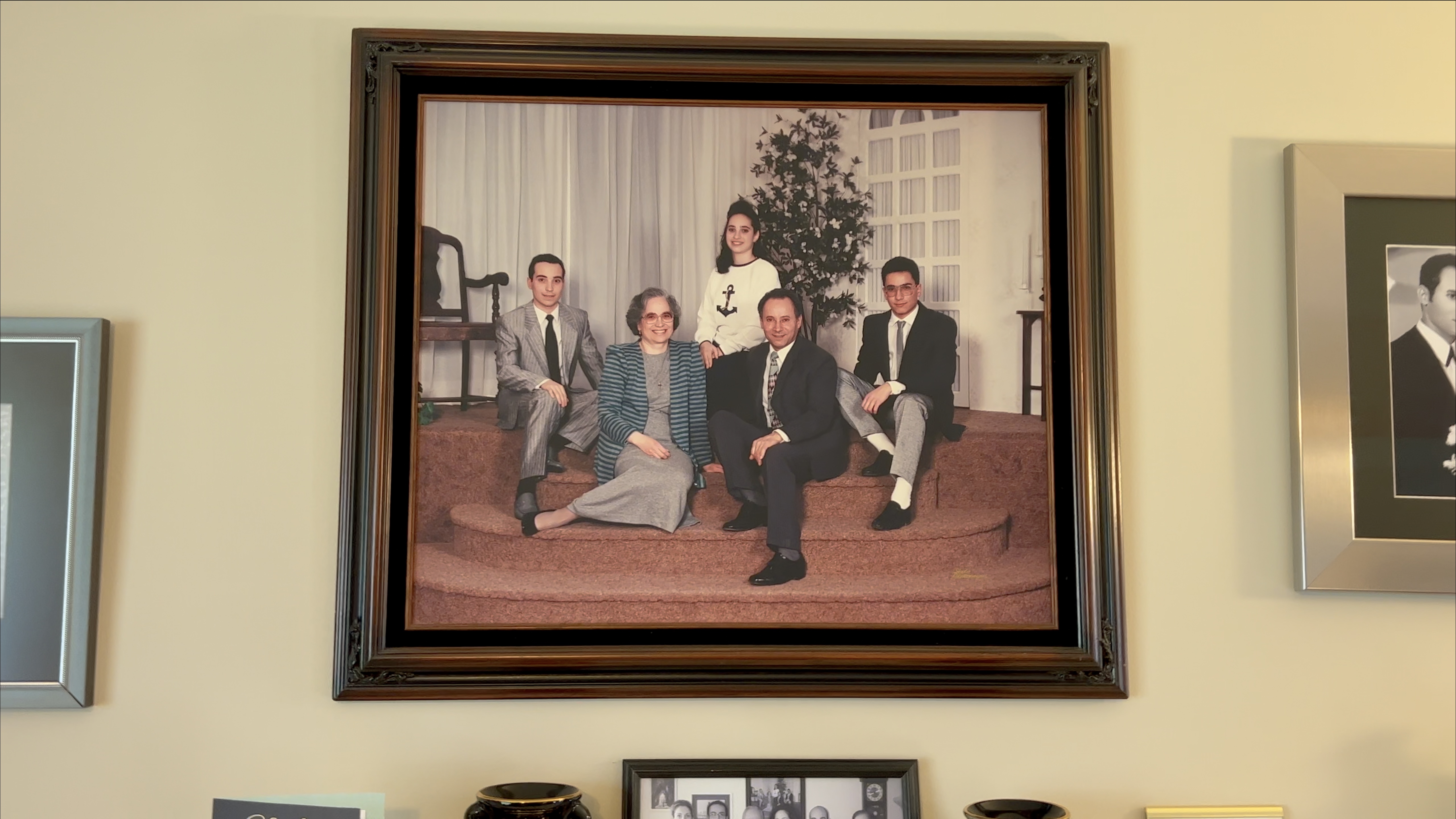 Family portrait, late 1980s or early 1990s 