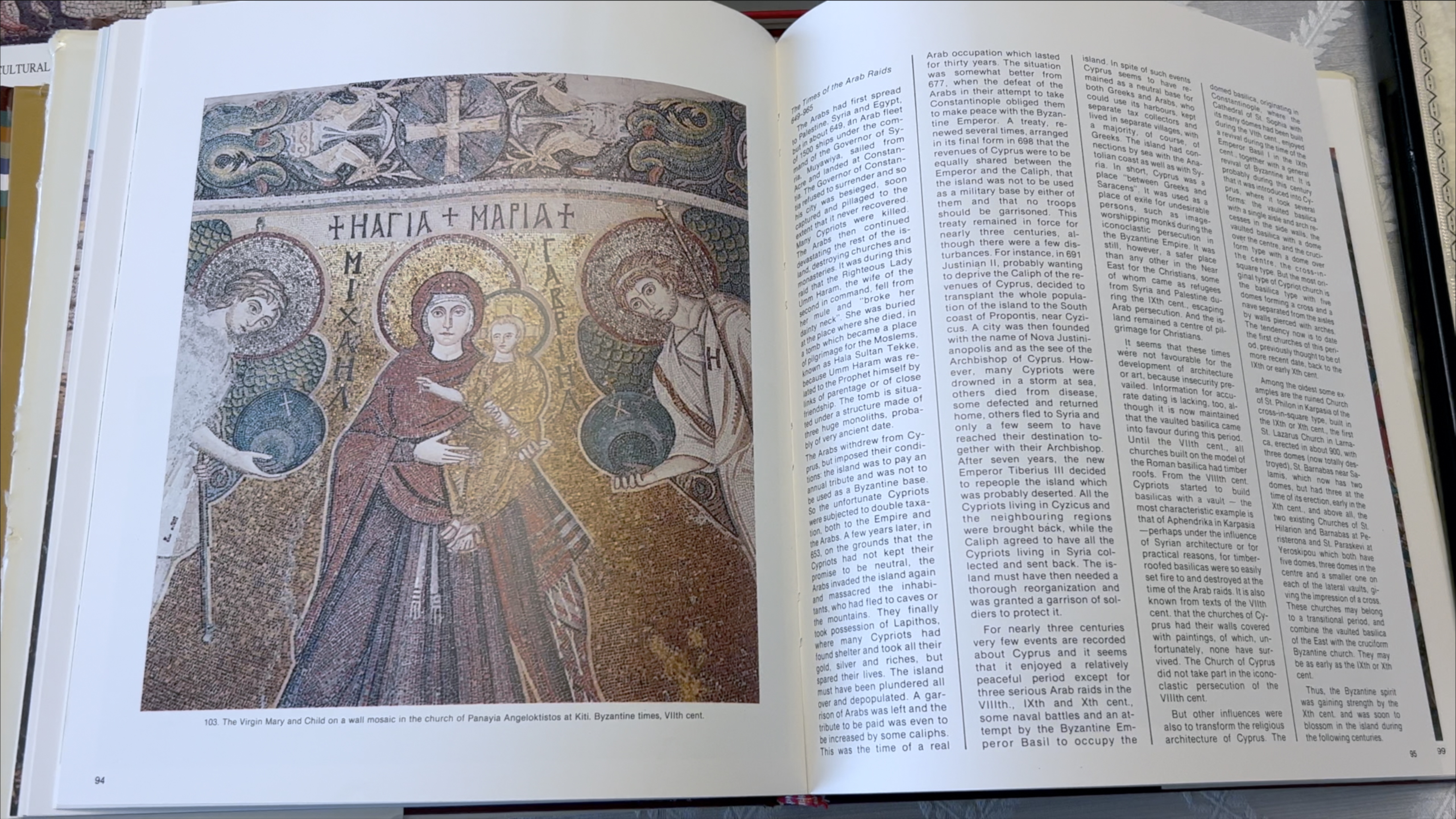 A sample of Stella's Cypriot book collection, shown to the interviewer after the completion of the interview