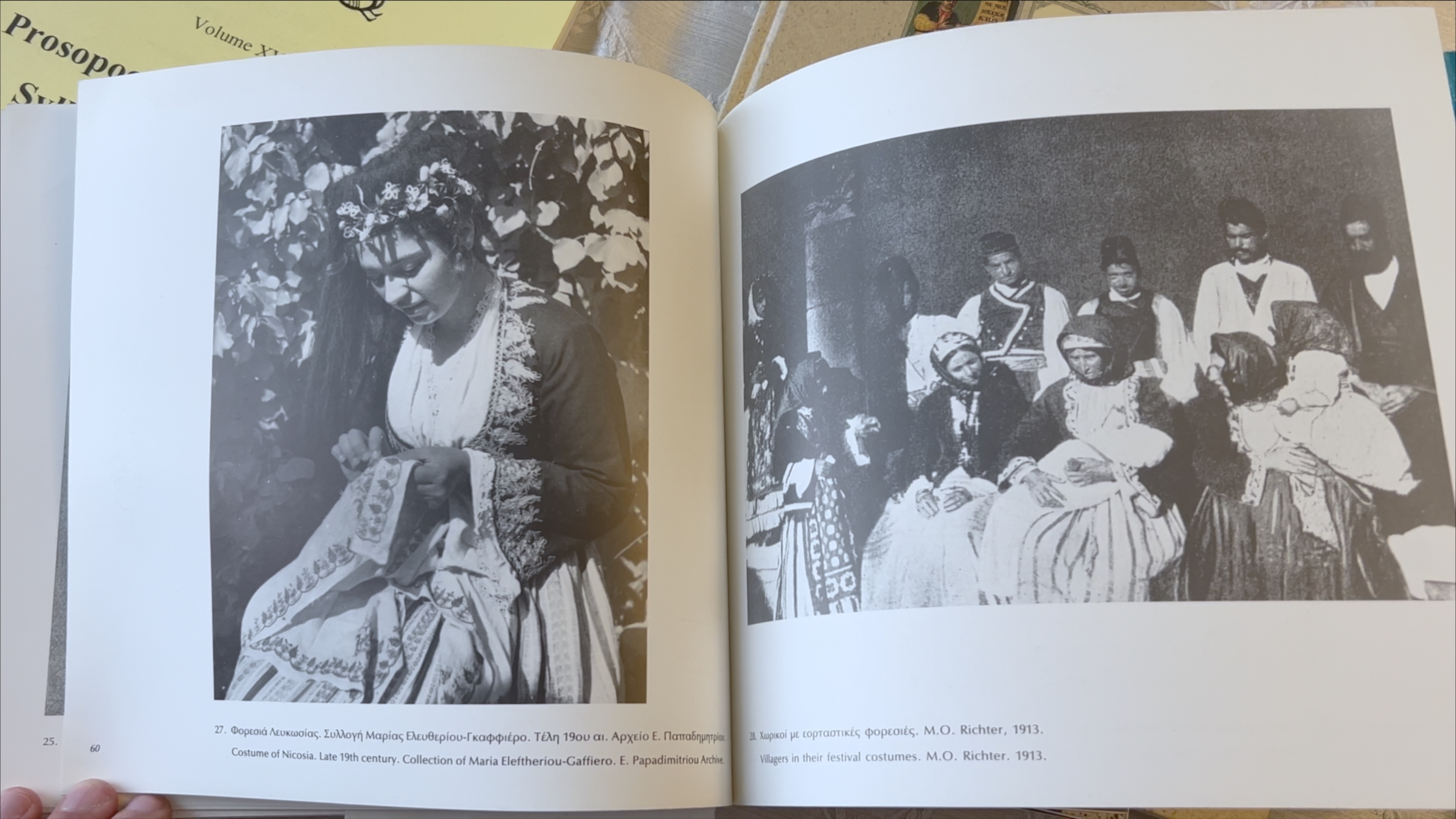 A sample of Stella's Cypriot book collection, shown to the interviewer after the completion of the interview