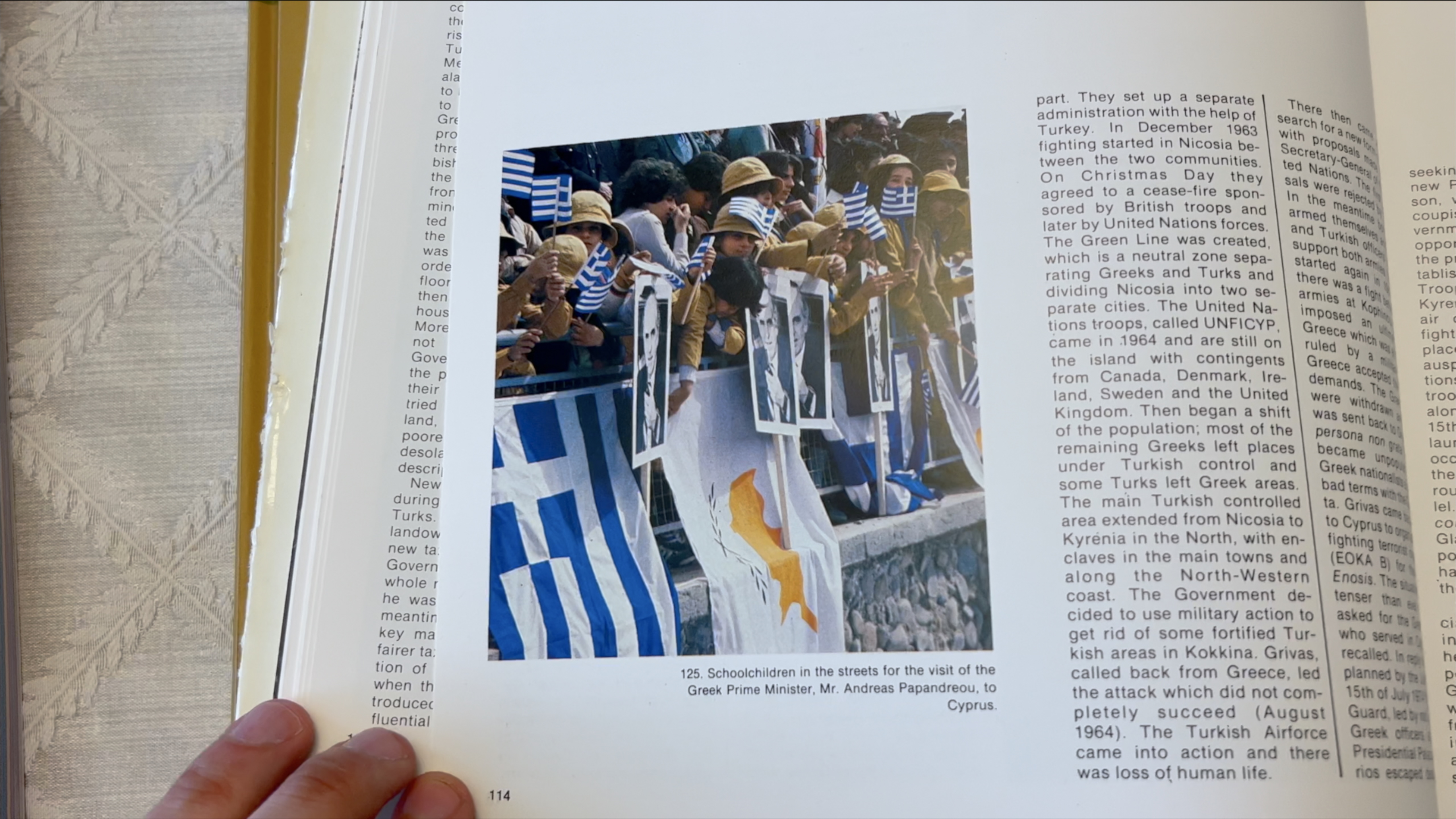  A sample of Stella's Cypriot book collection, shown to the interviewer after the completion of the interview