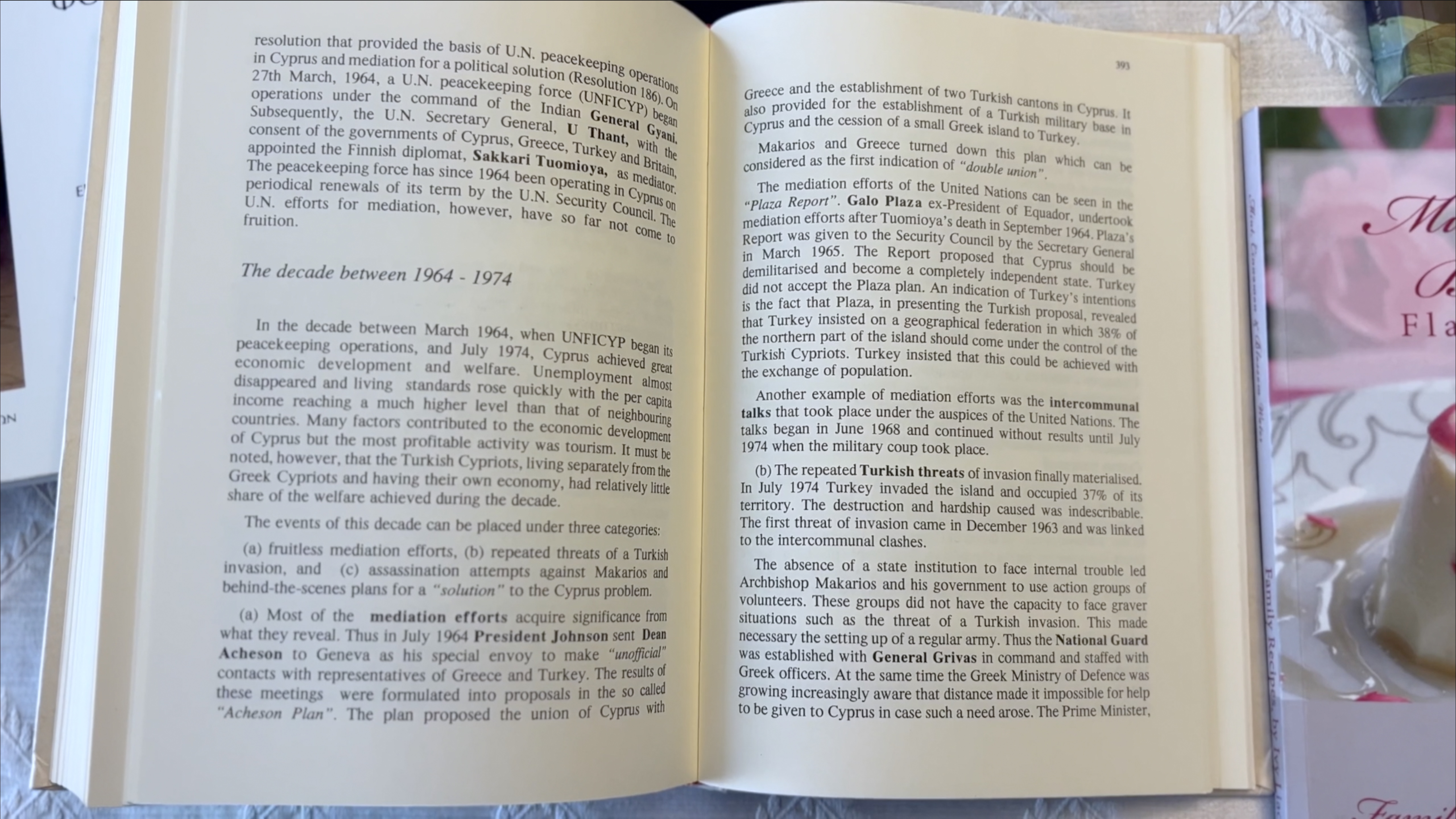  A sample of Stella's Cypriot book collection, shown to the interviewer after the completion of the interview