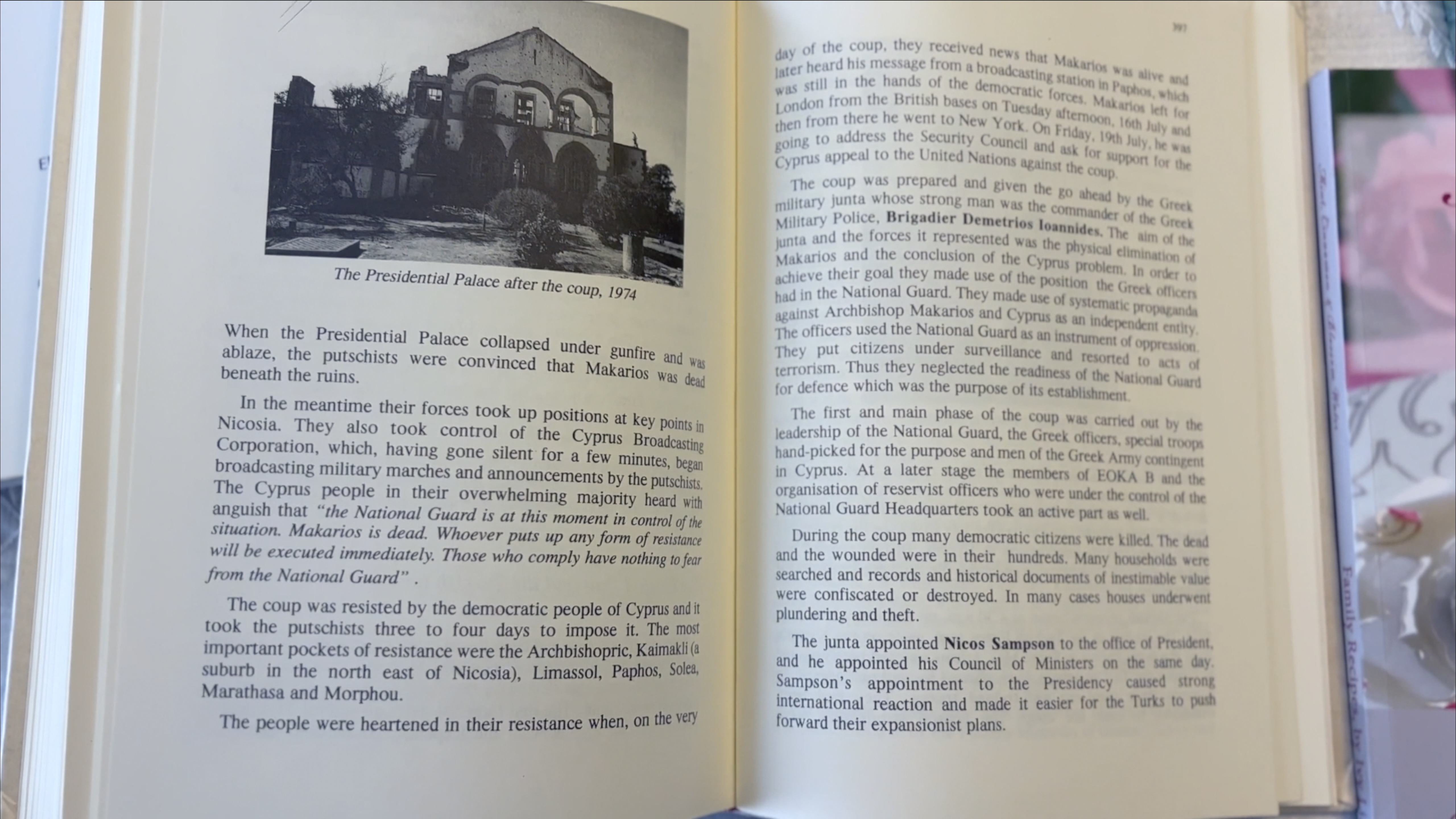  A sample of Stella's Cypriot book collection, shown to the interviewer after the completion of the interview