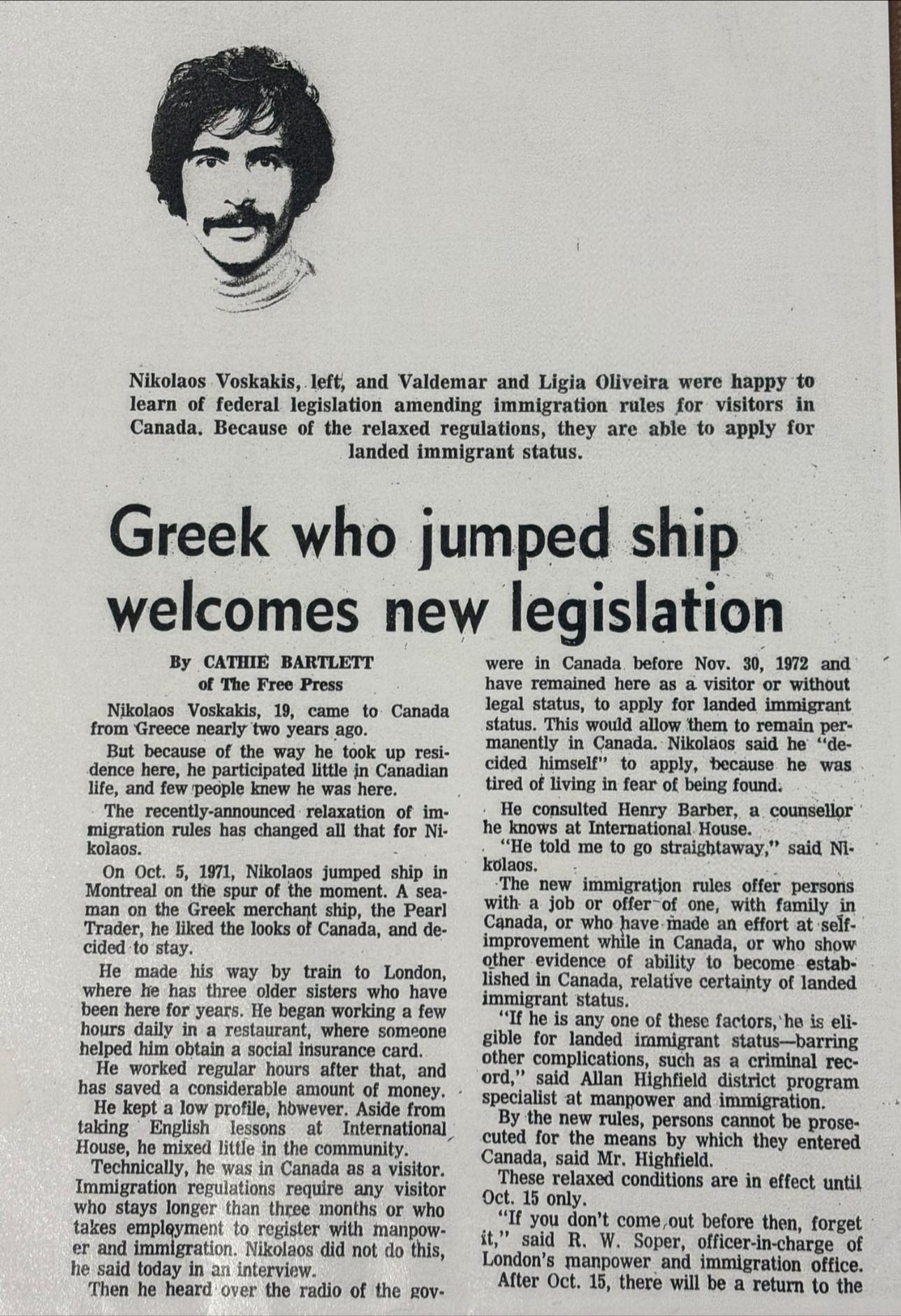 Newspaper clip, Free Press