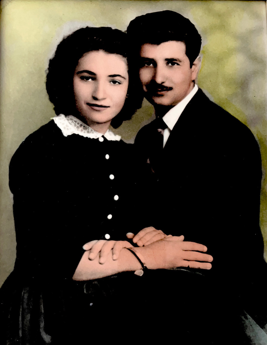 Stathoula's parents engagement photo