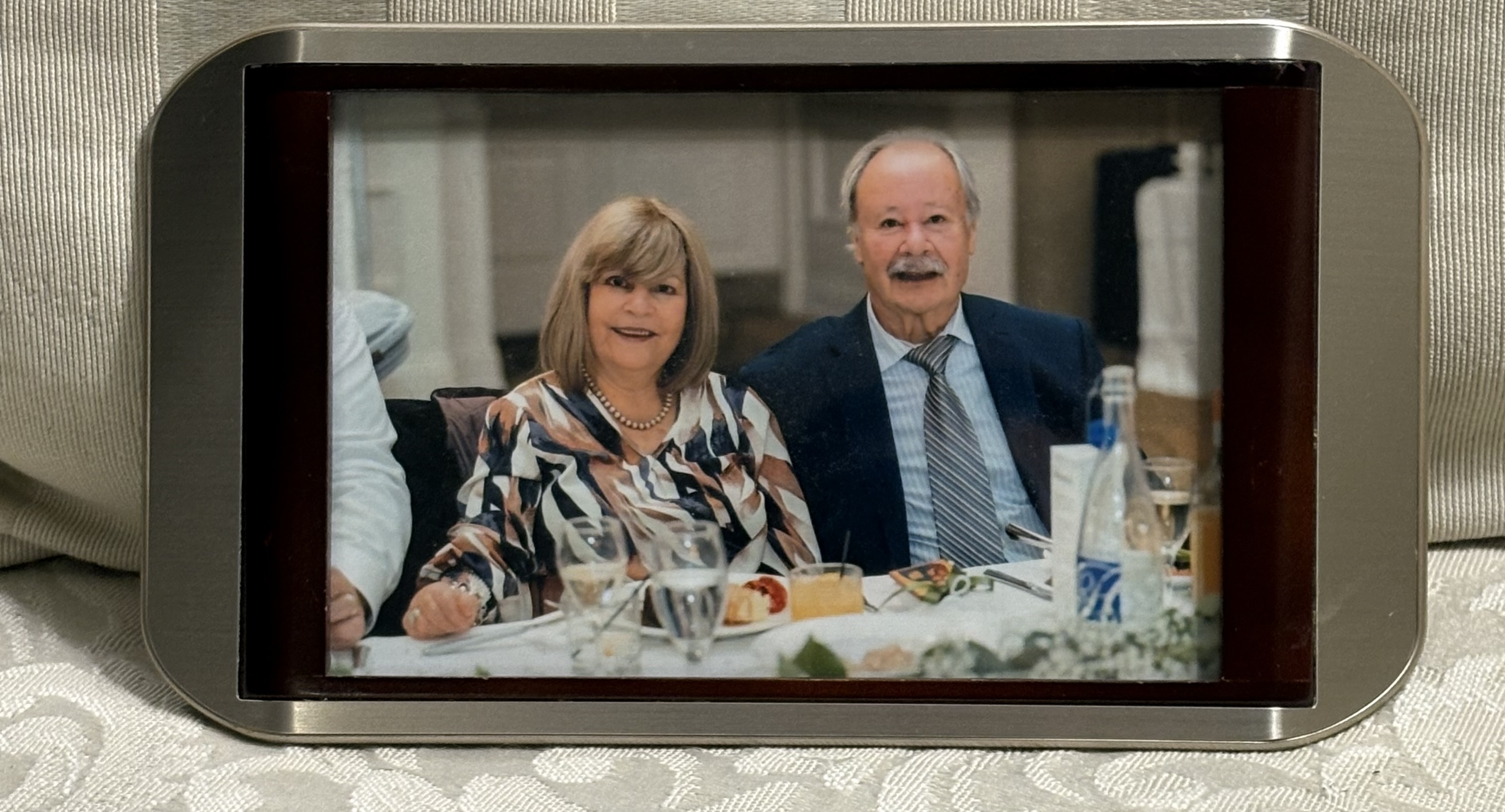 Christine and her husband, Steve Amygdalidis
