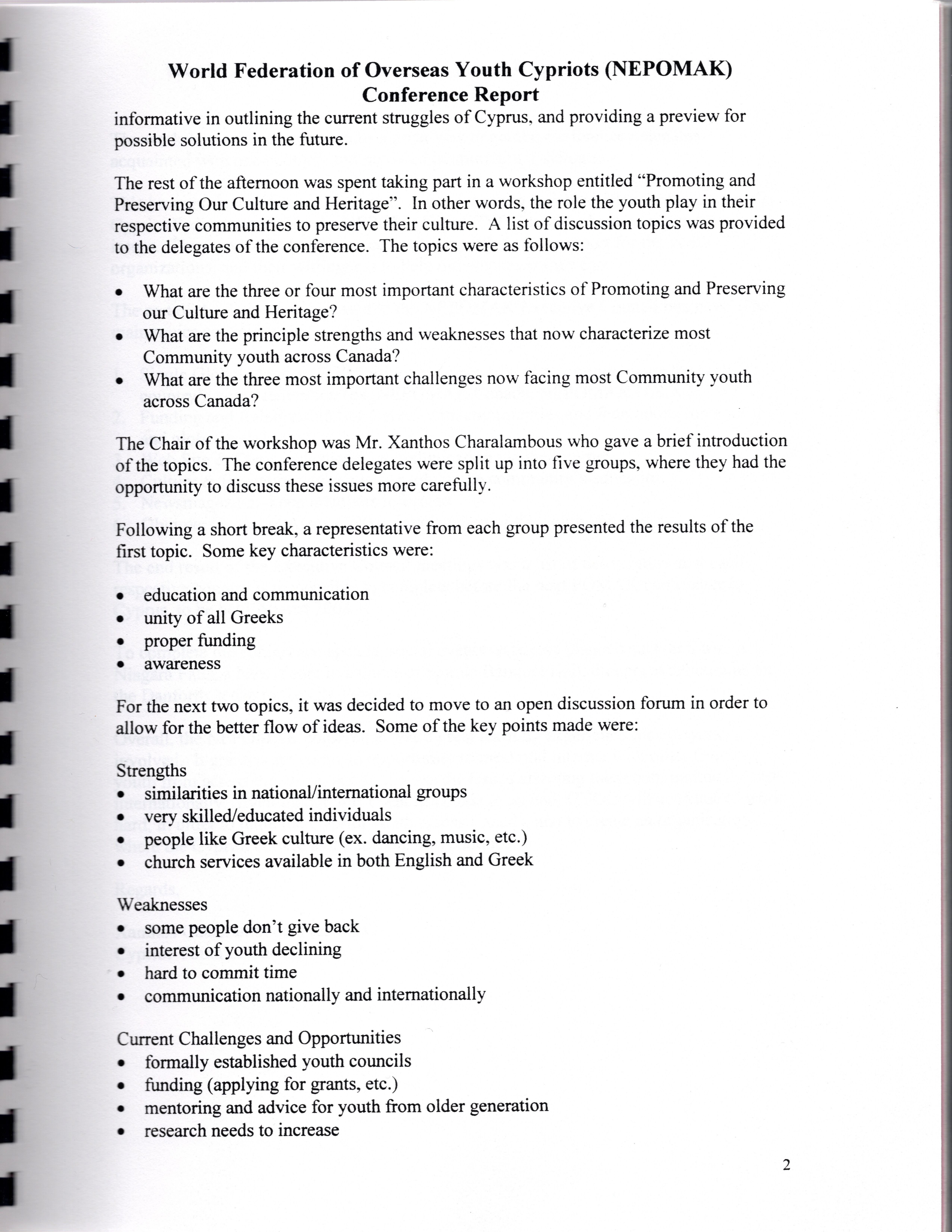  A report on the first NEPOMAK conference written by Anna’s brother 
