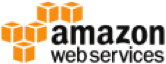 Logo Amazon web services.