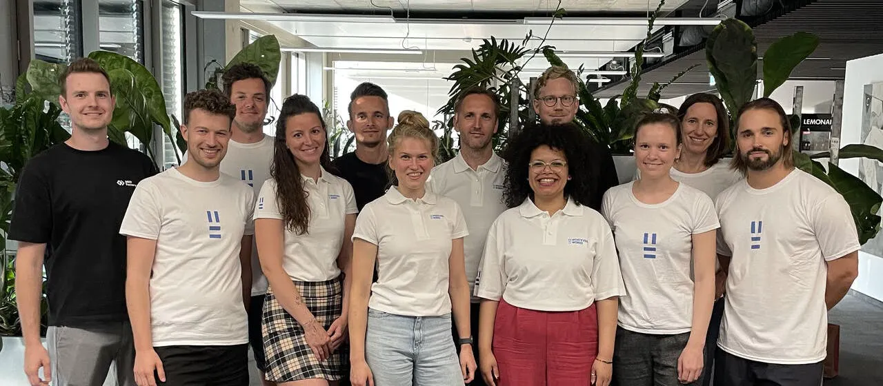 Group photo of whatever.works team