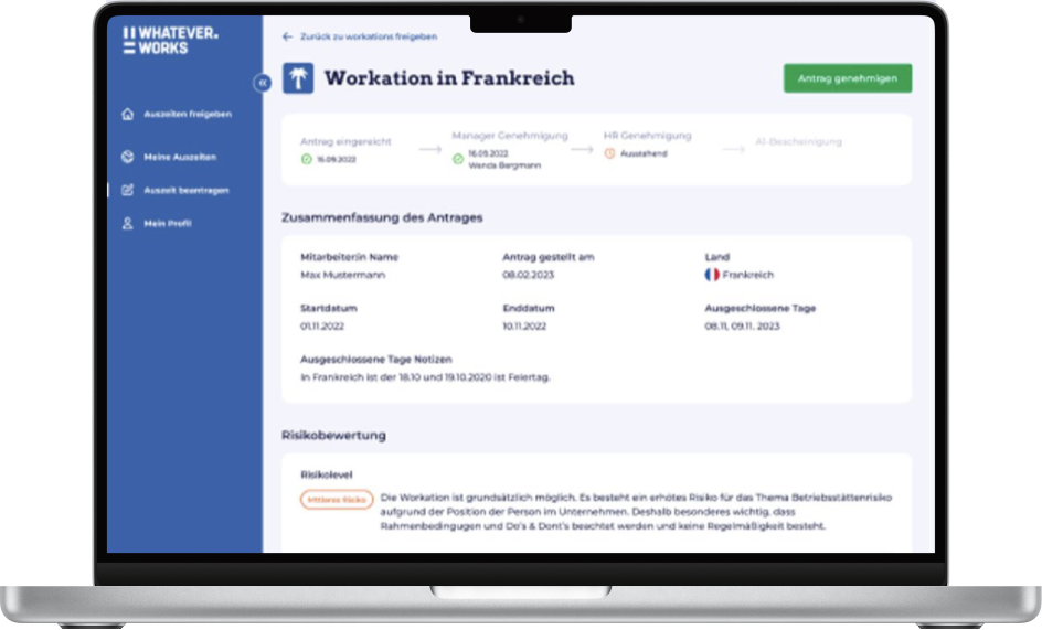 Whatever.works Dashboard UI
