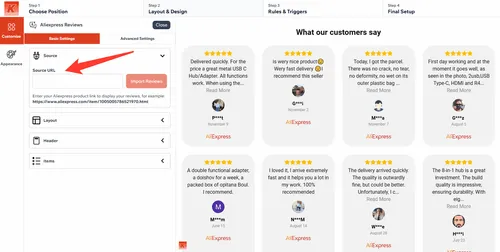 AliExpress Reviews Importer