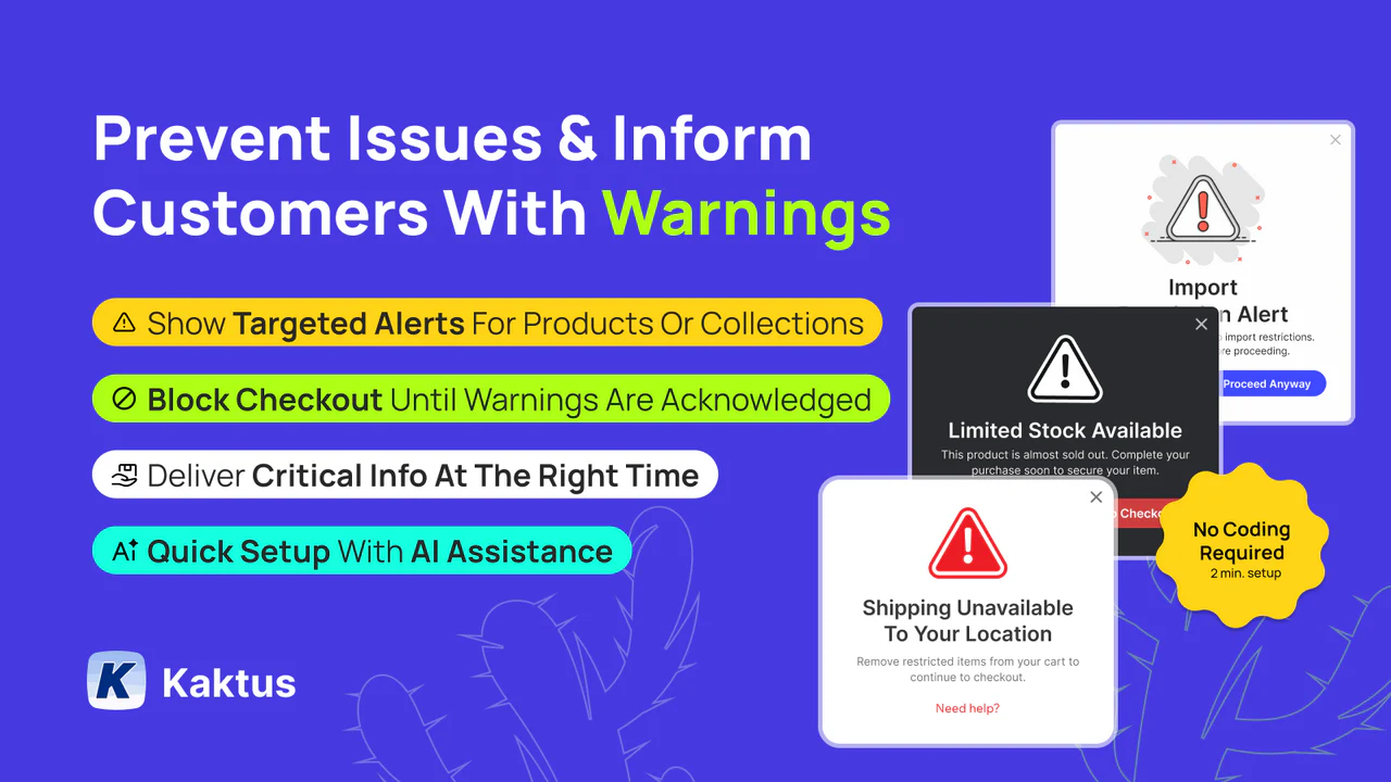 warnings