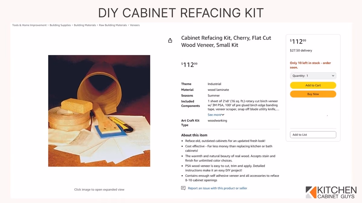 DIY Cabinet Refacing Kit