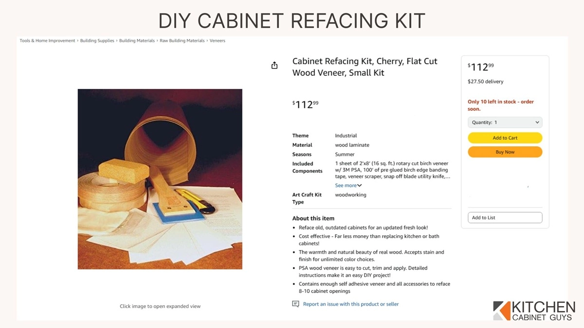 DIY Cabinet Refacing Kit