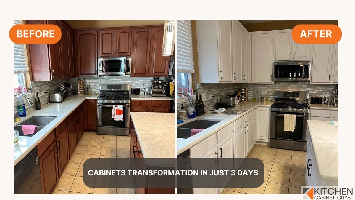 Professional Cabinet Refacing Before and After