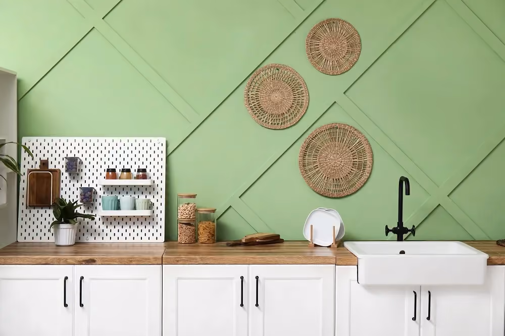 Paint Walls with Modern Kitchen Colors