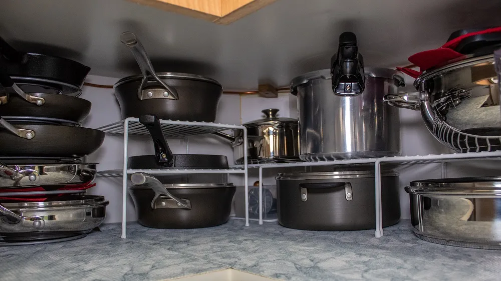 Update Cabinet Interiors with Shelf Liner