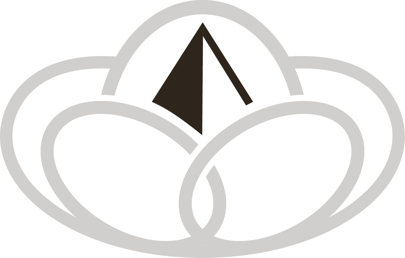 Andria Home logomark, pyramid element highlighted