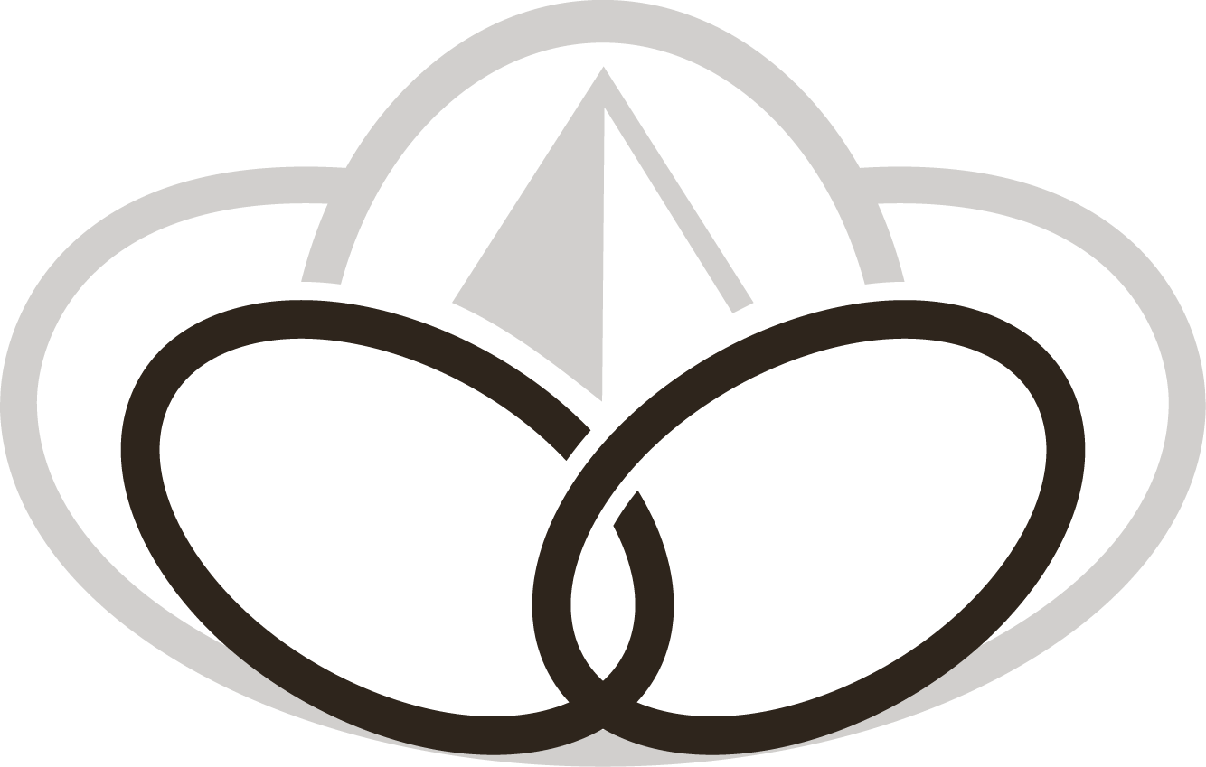 Andria Home logomark, two sisters element highlighted