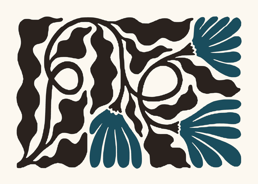 Andria Home pattern shown in the brand palette