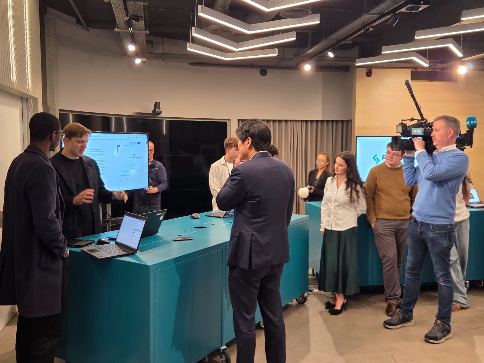 Kreoh showcases engine to OpenAI Chief Strategy Officer Jason Kwon