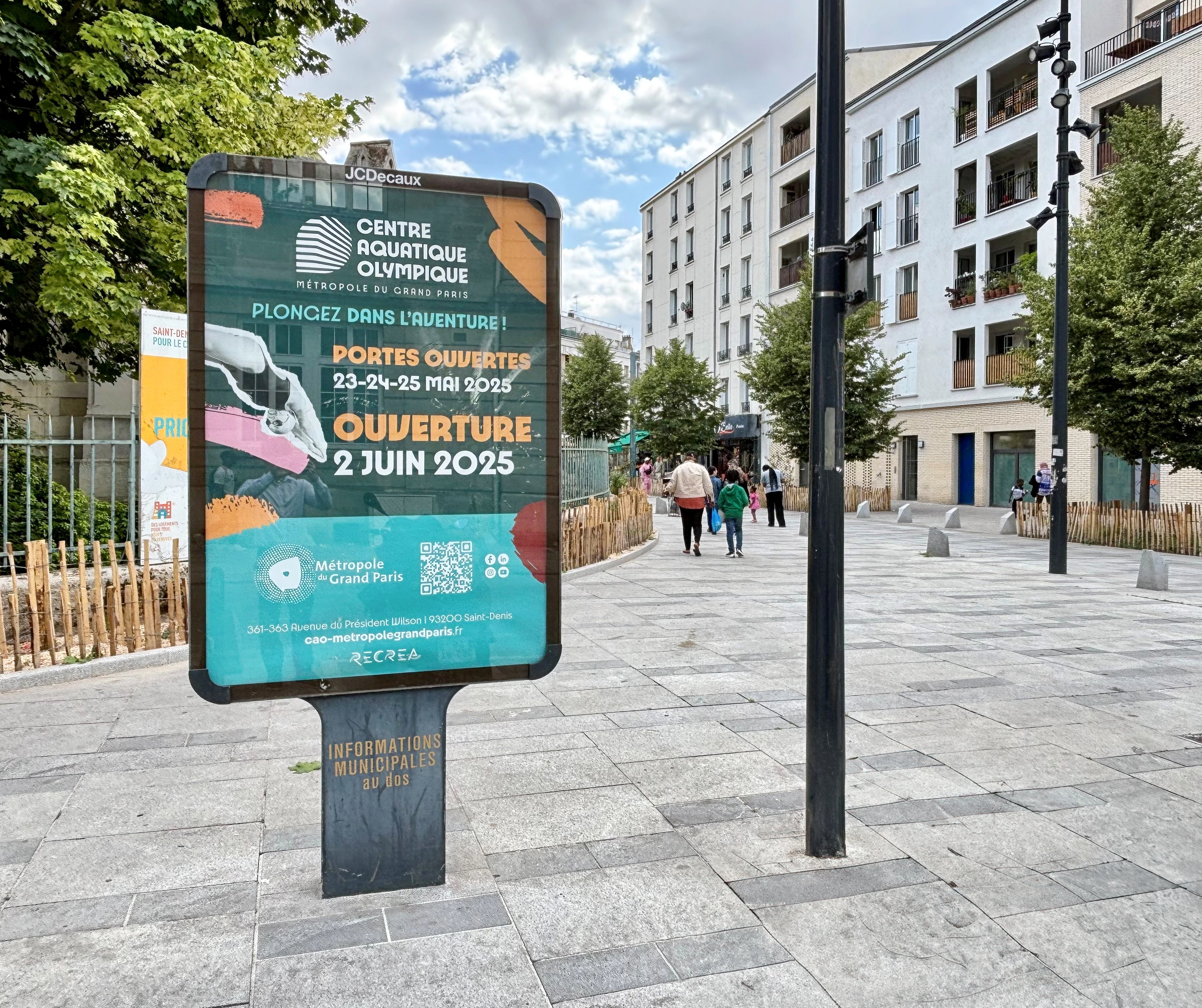 Centre Aquatique Olympique Saint-Denis - Campagne affichage