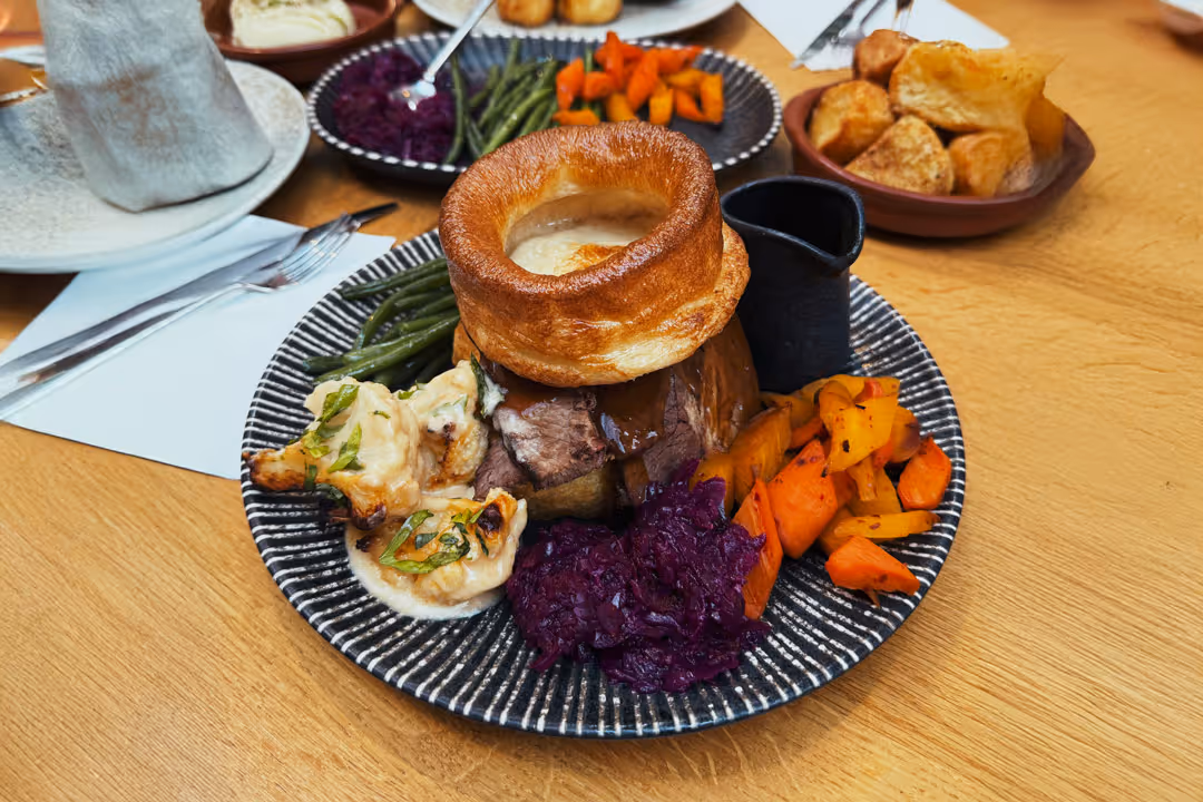 Traditional Sunday roast at Lovelife in Digbeth.