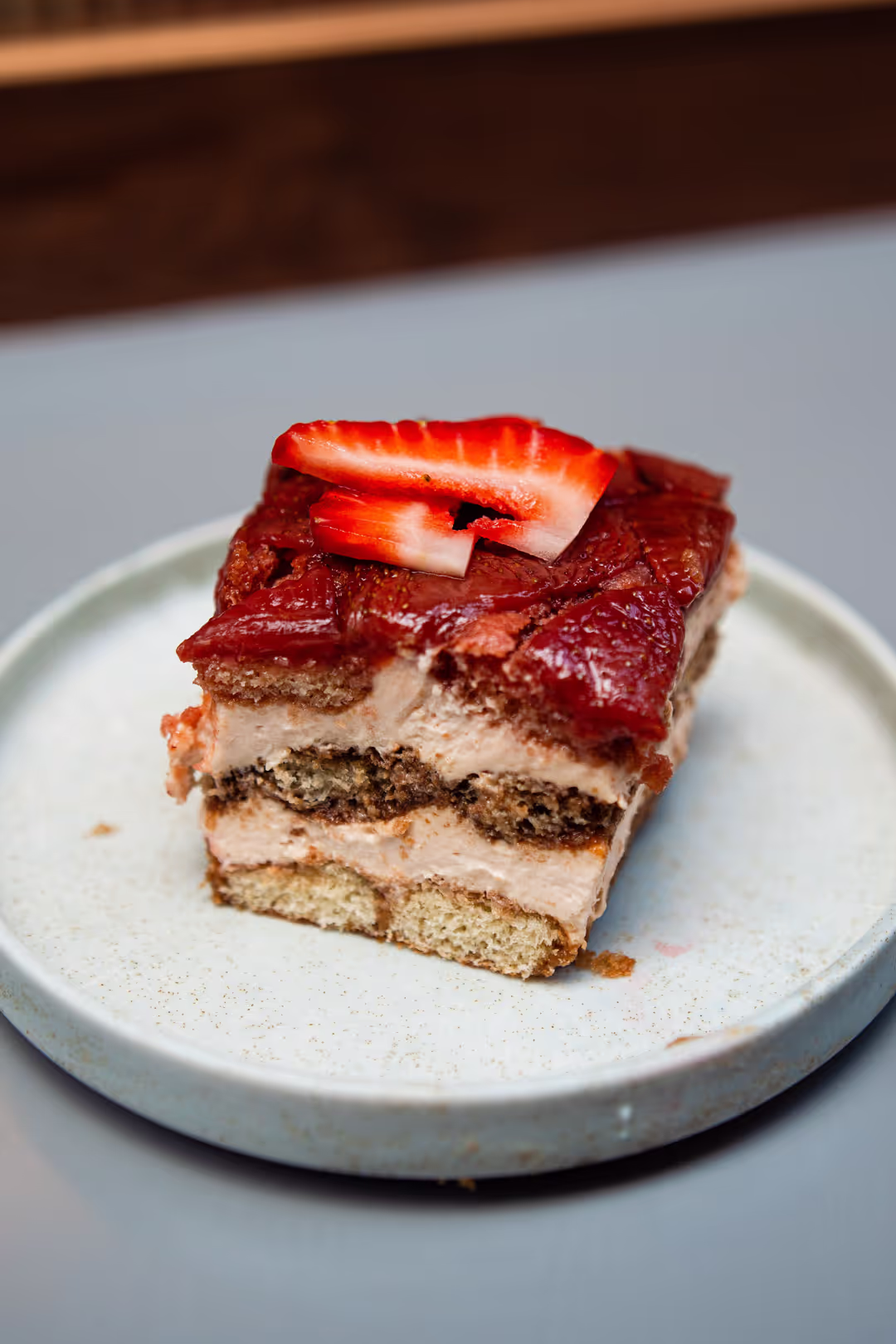 A dessert at cafe lovelife