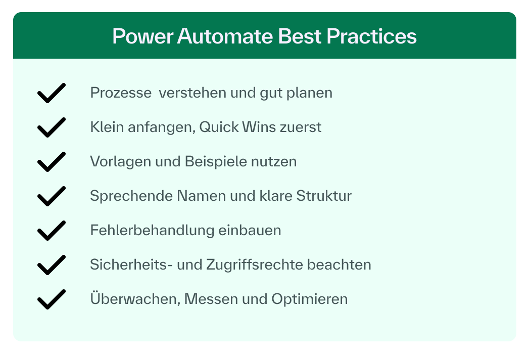 Power Automate Best Practices