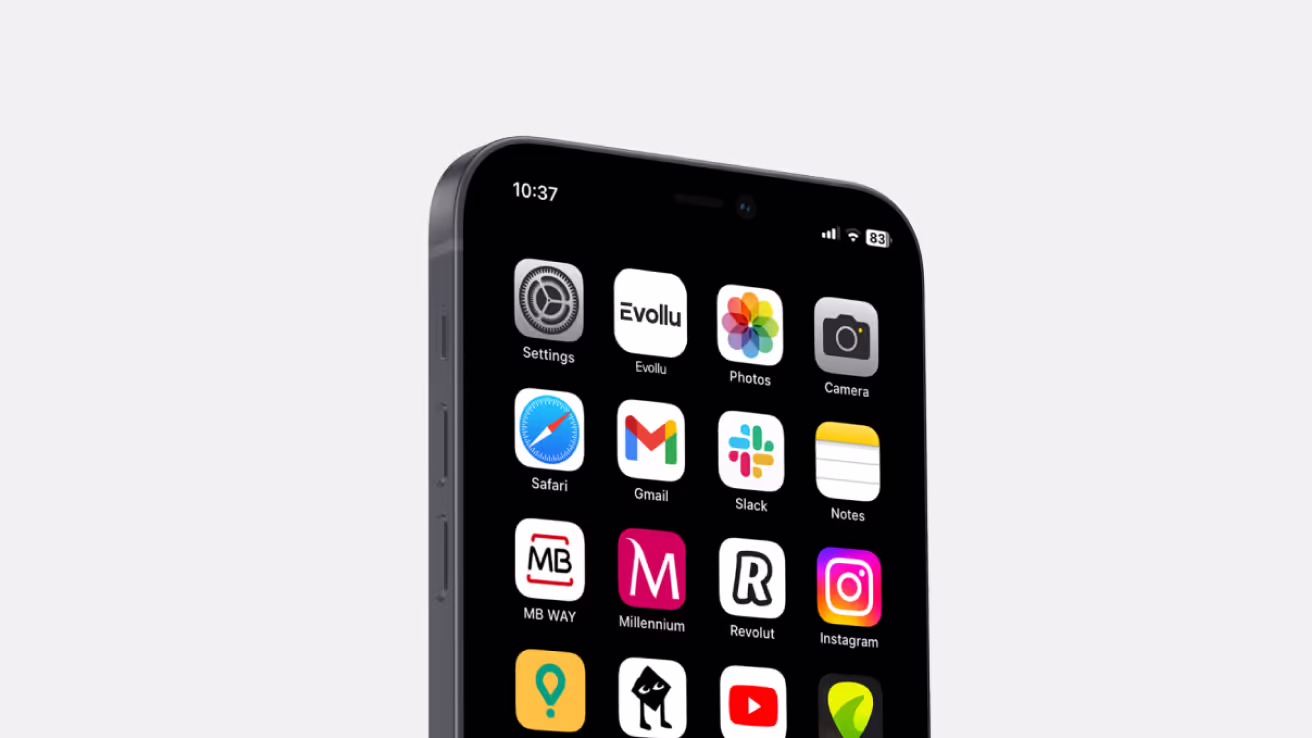 iPhone screen showing a list of apps.
