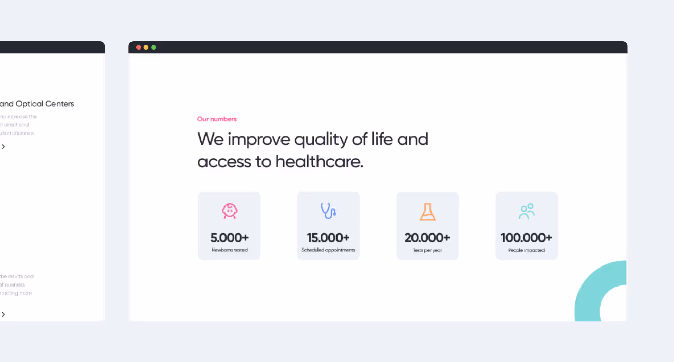 Evollu website preview.