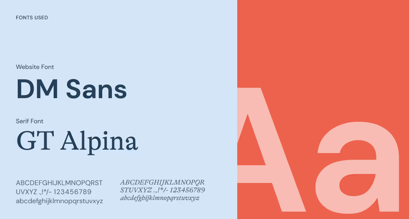 MindCompass typography.